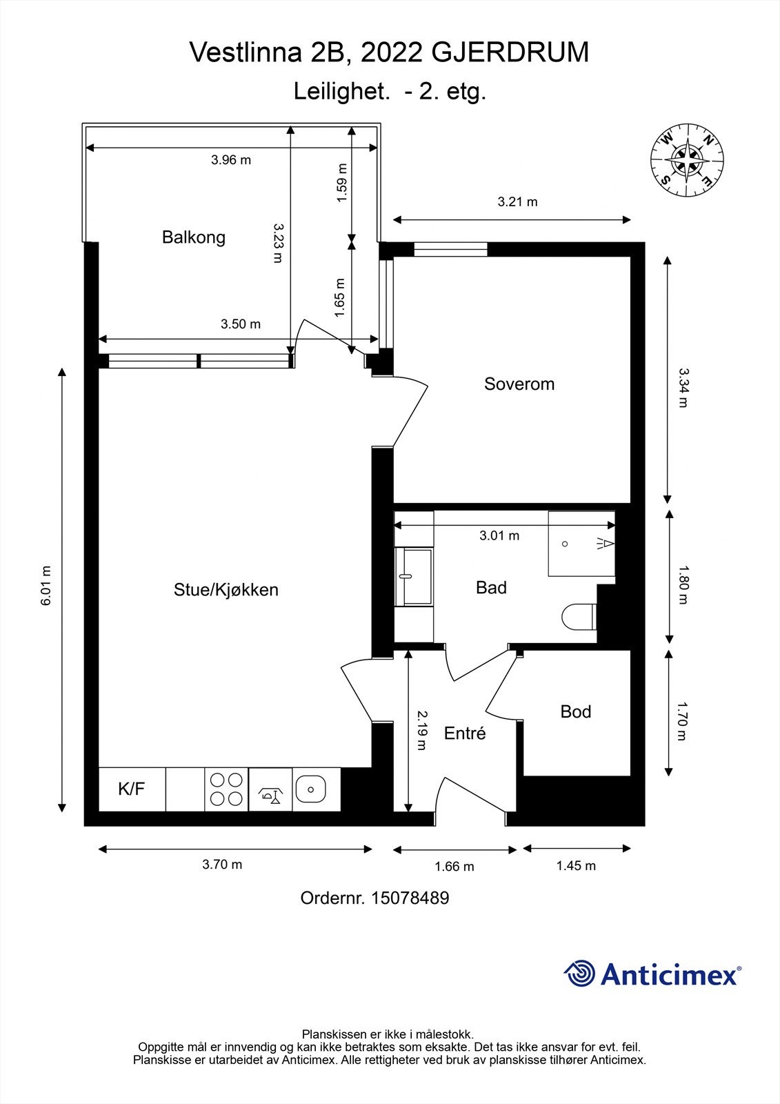 Plantegning Galleribilde
