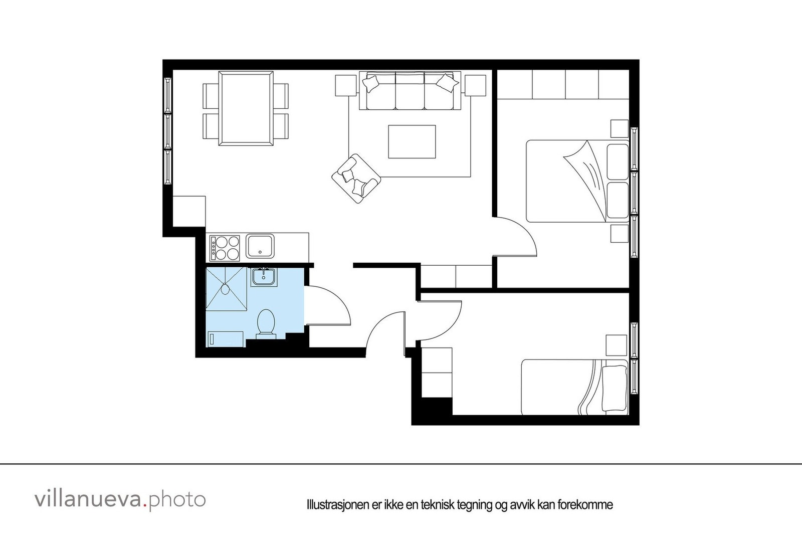 Plantegning Galleribilde