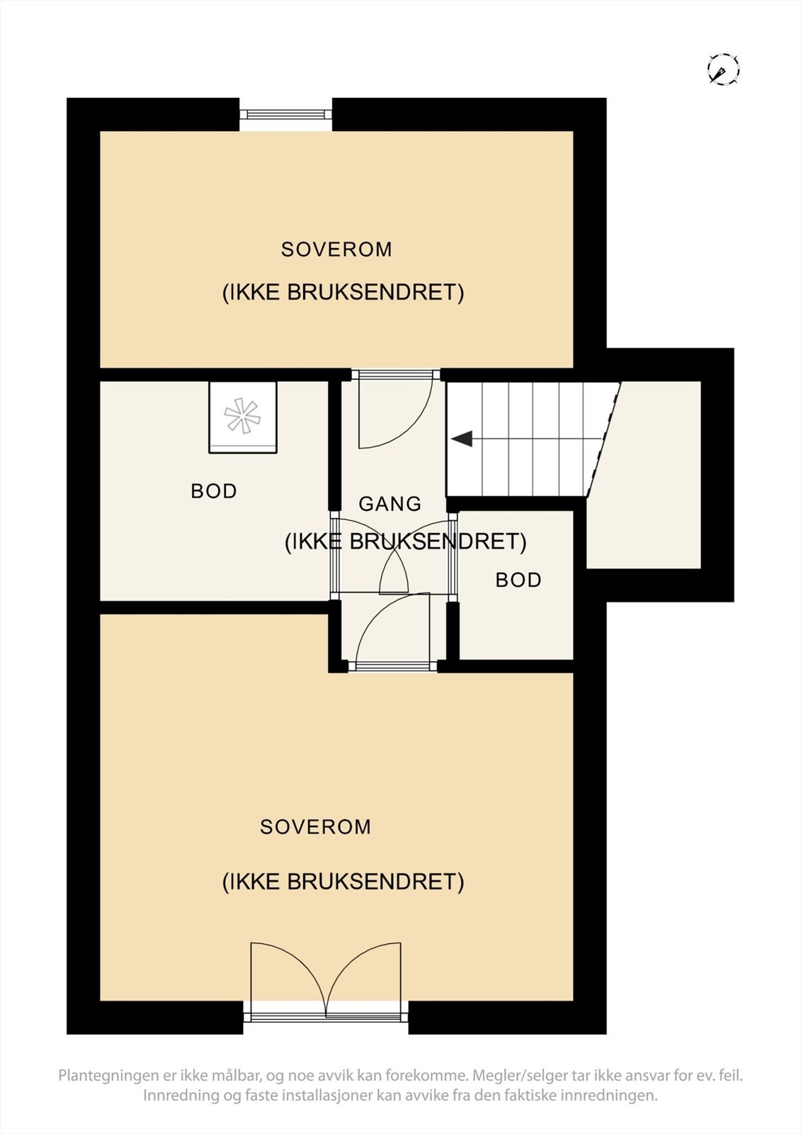 Plantegning - 2. etasje/loft. Galleribilde