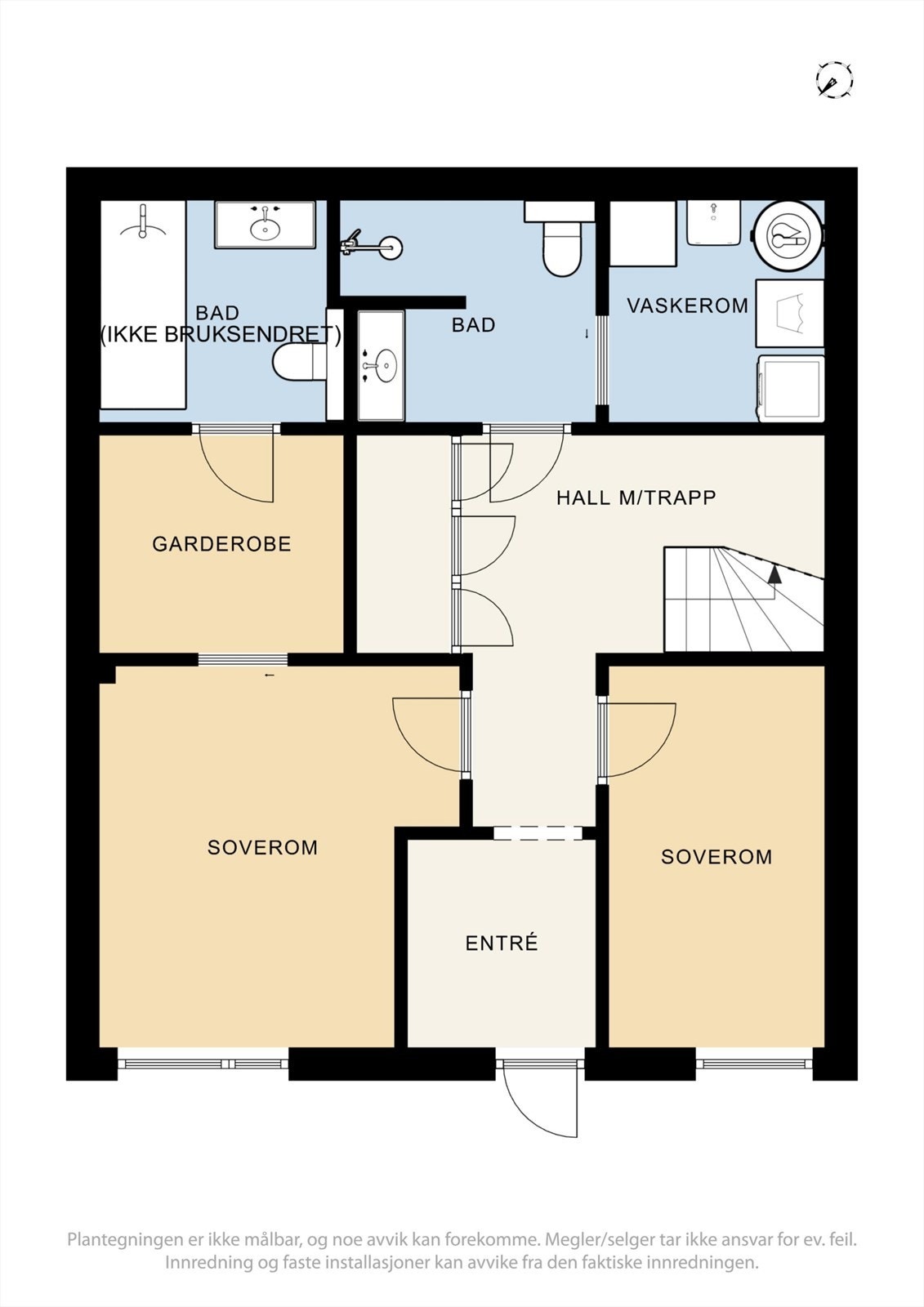 Plantegning - U. etasje. Galleribilde