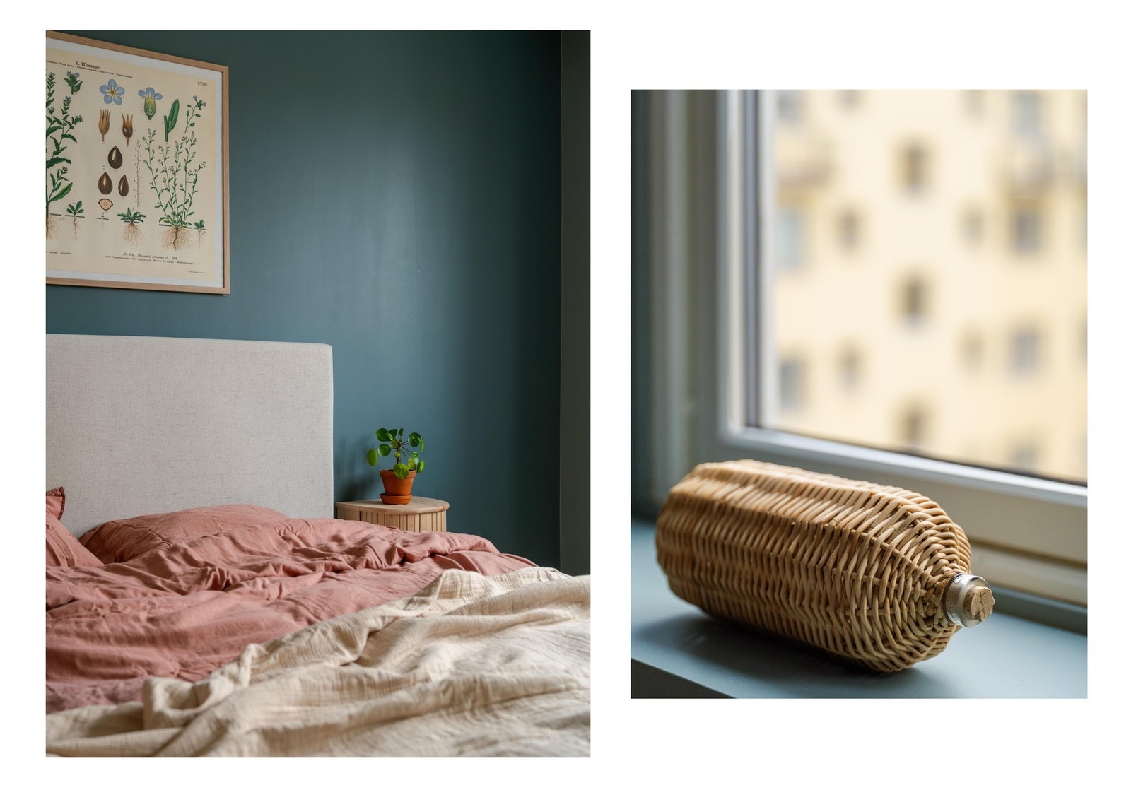 Dette rommet vender ut mot den lukkede bakgården. Galleribilde