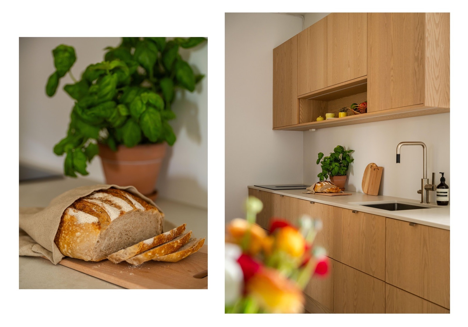 Frontene består av nydelig askfiner, mens benkeplaten er av kompositt. Galleribilde