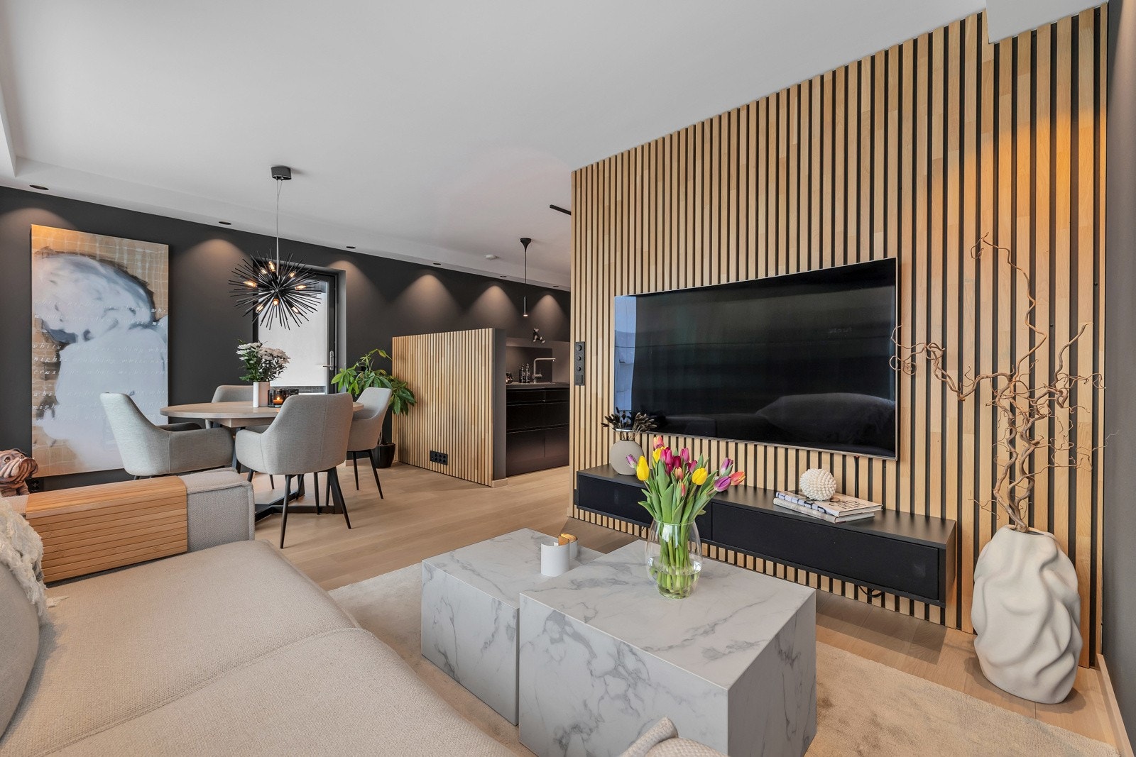 Veldig koselig stue med pene detaljer. Galleribilde