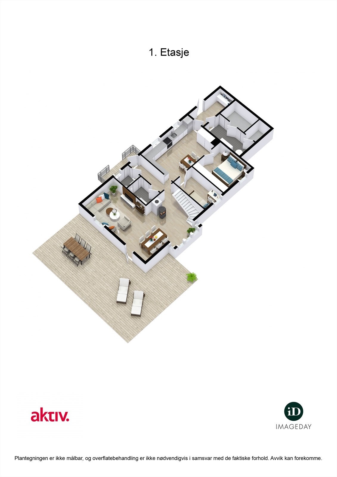 Plantegning 1. etasje. Galleribilde