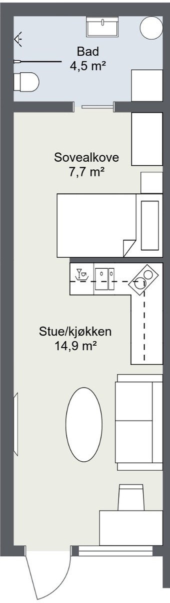 Plantegning Galleribilde