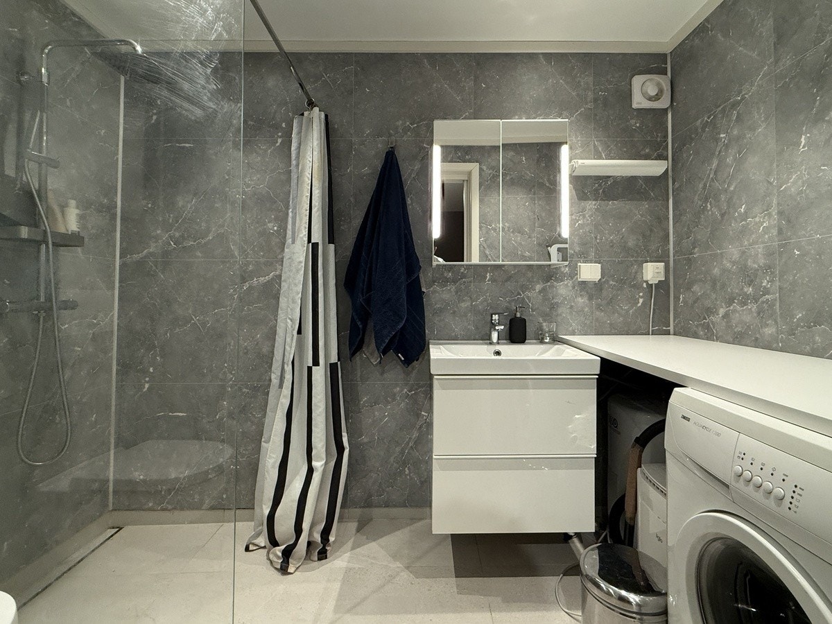 Varmekabler på bad Galleribilde