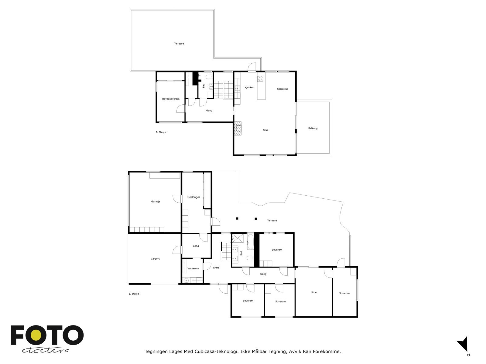 Innholdsrik familiebolig med hele 5 soverom (4 godkjente), 2 bad og stue i hver etasje Galleribilde
