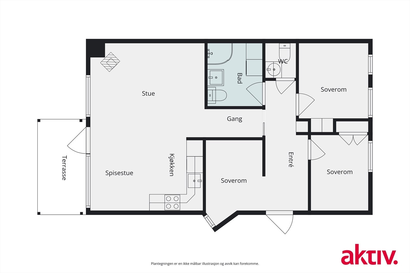 Plantegning Galleribilde