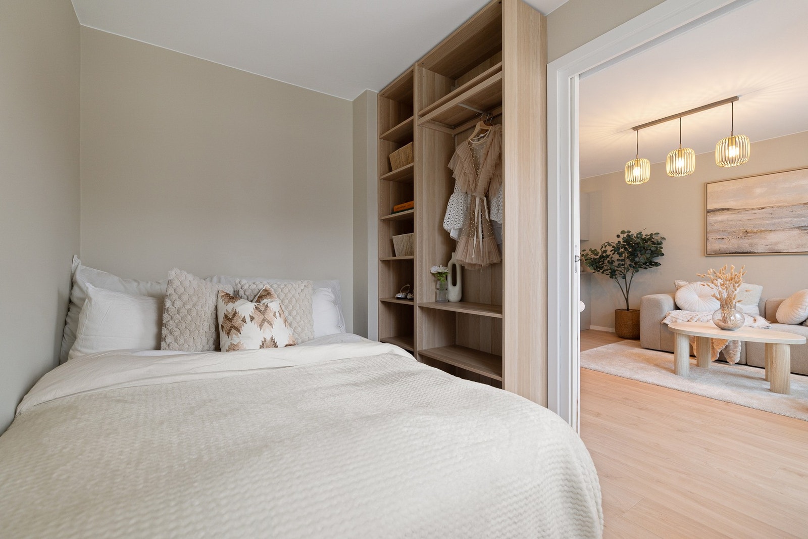 Leiligheten har en meget god og optimalisert planløsning hvor hver eneste kvadratmeter er godt utnyttet. Galleribilde