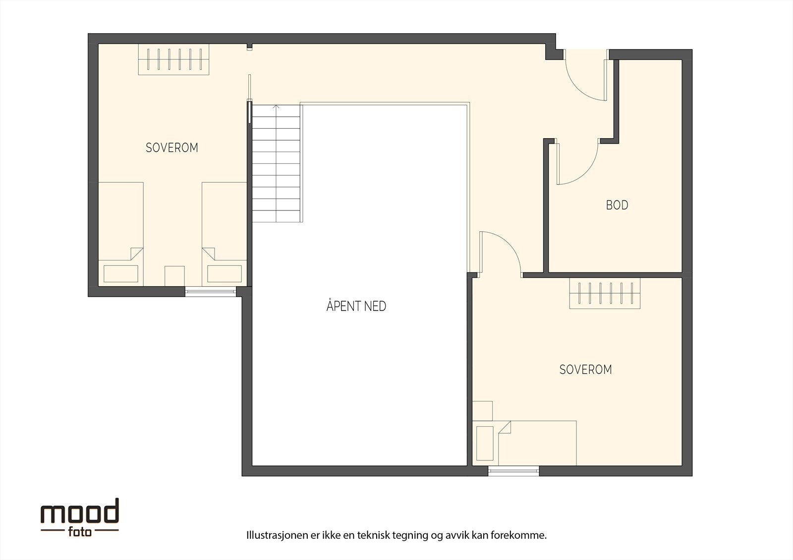 Plantegning 4.etasje/hems Galleribilde