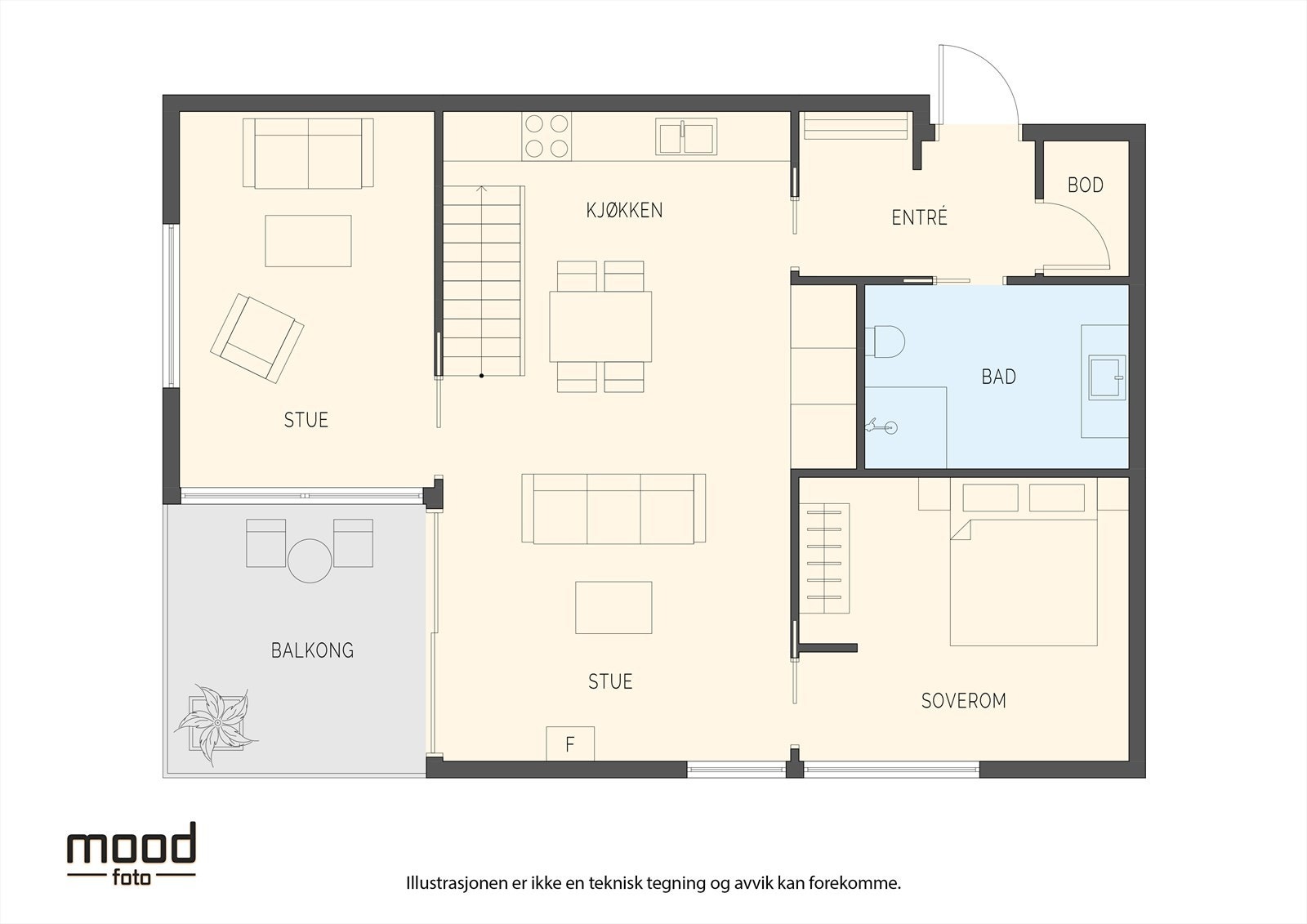 Plantegning 3.etasje Galleribilde