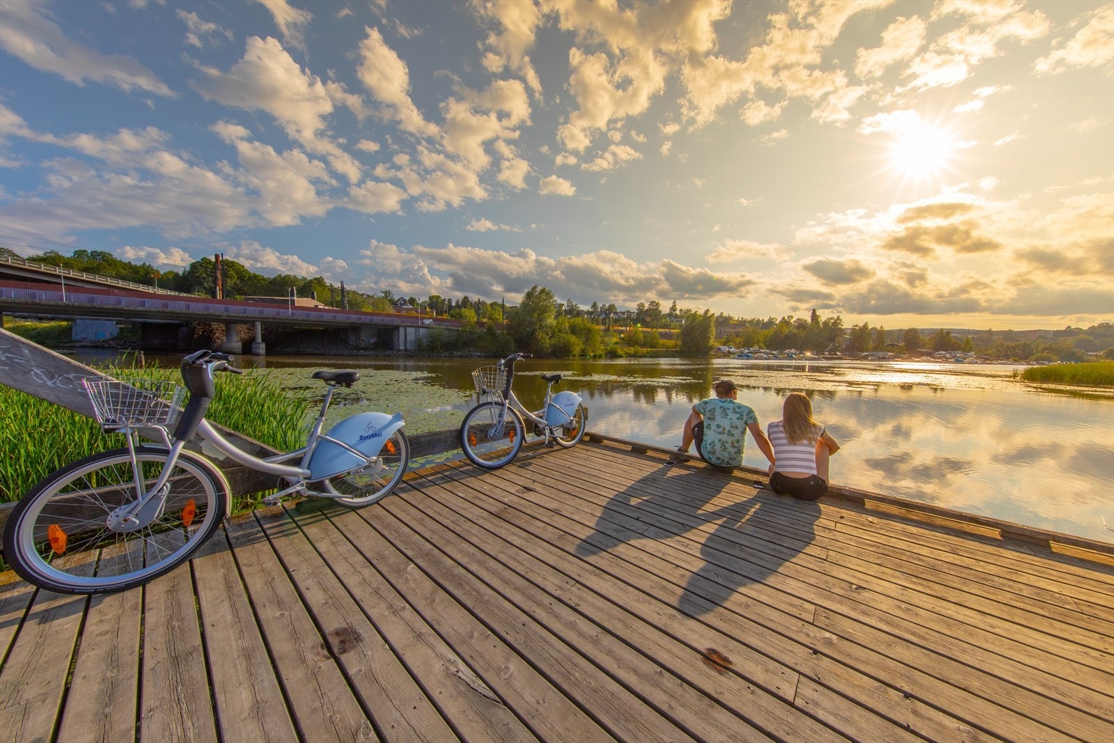 Langs Nitelva er det flotte turstier som er hyppig besøkt året rundt. Galleribilde