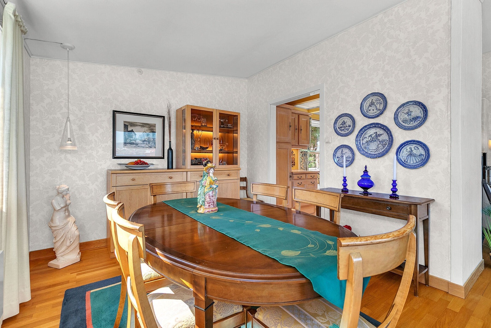 Hovedplan - Spisestue Galleribilde