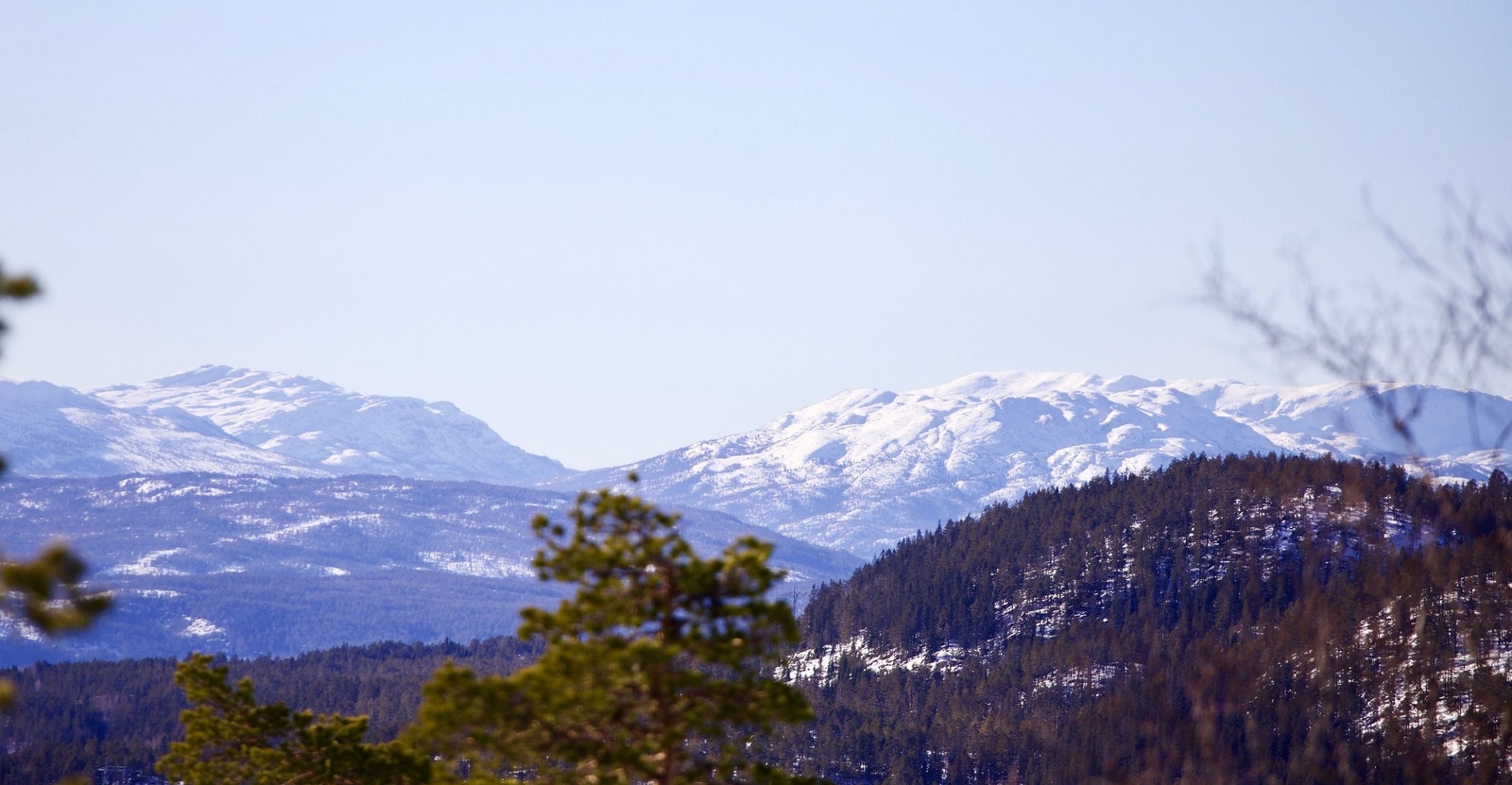 Storslått utsikt mot Lifjell. Galleribilde