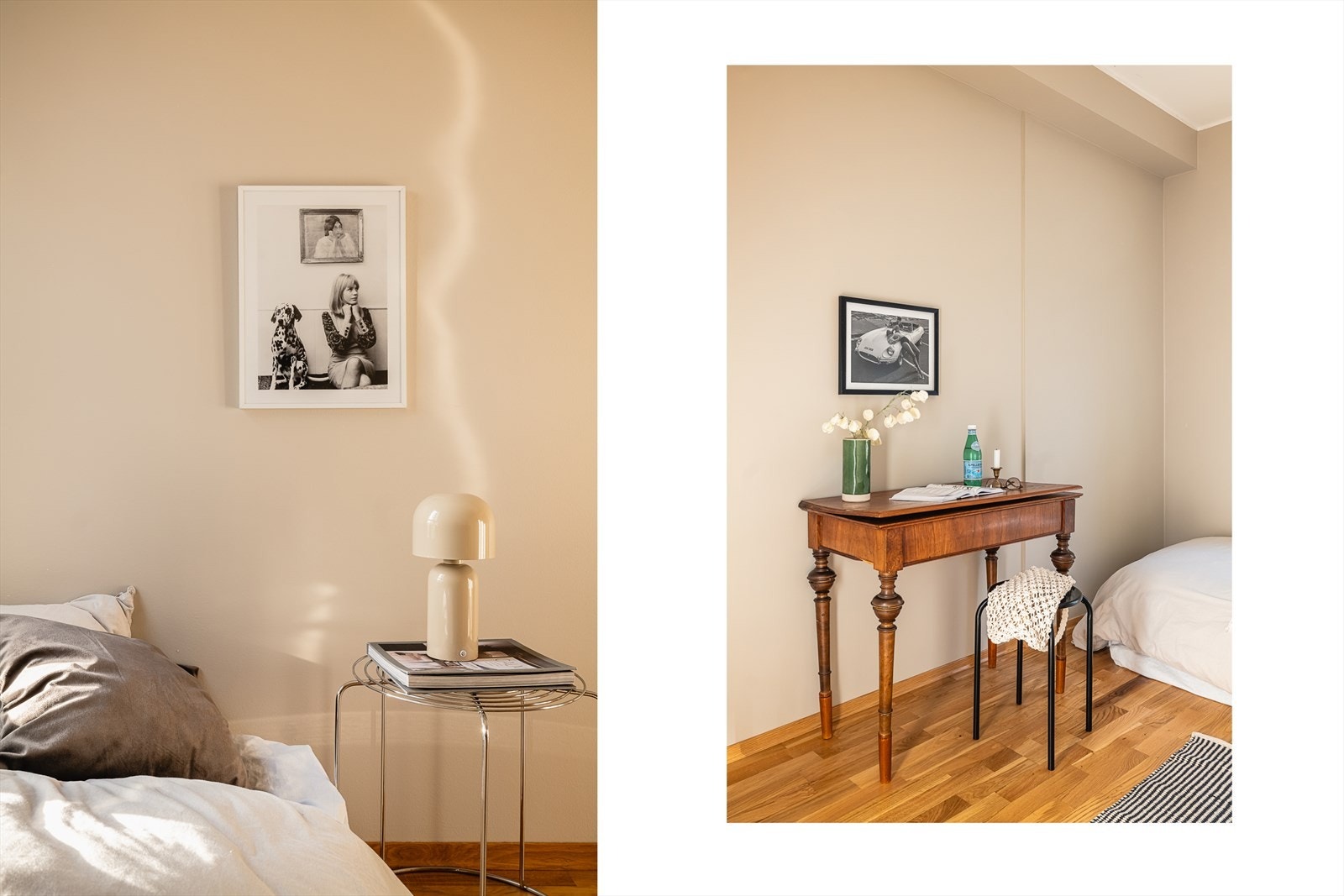 Rommene er funksjonelle for familien eller par som ønsker ekstra plass til gjester eller hjemmekontor. Galleribilde