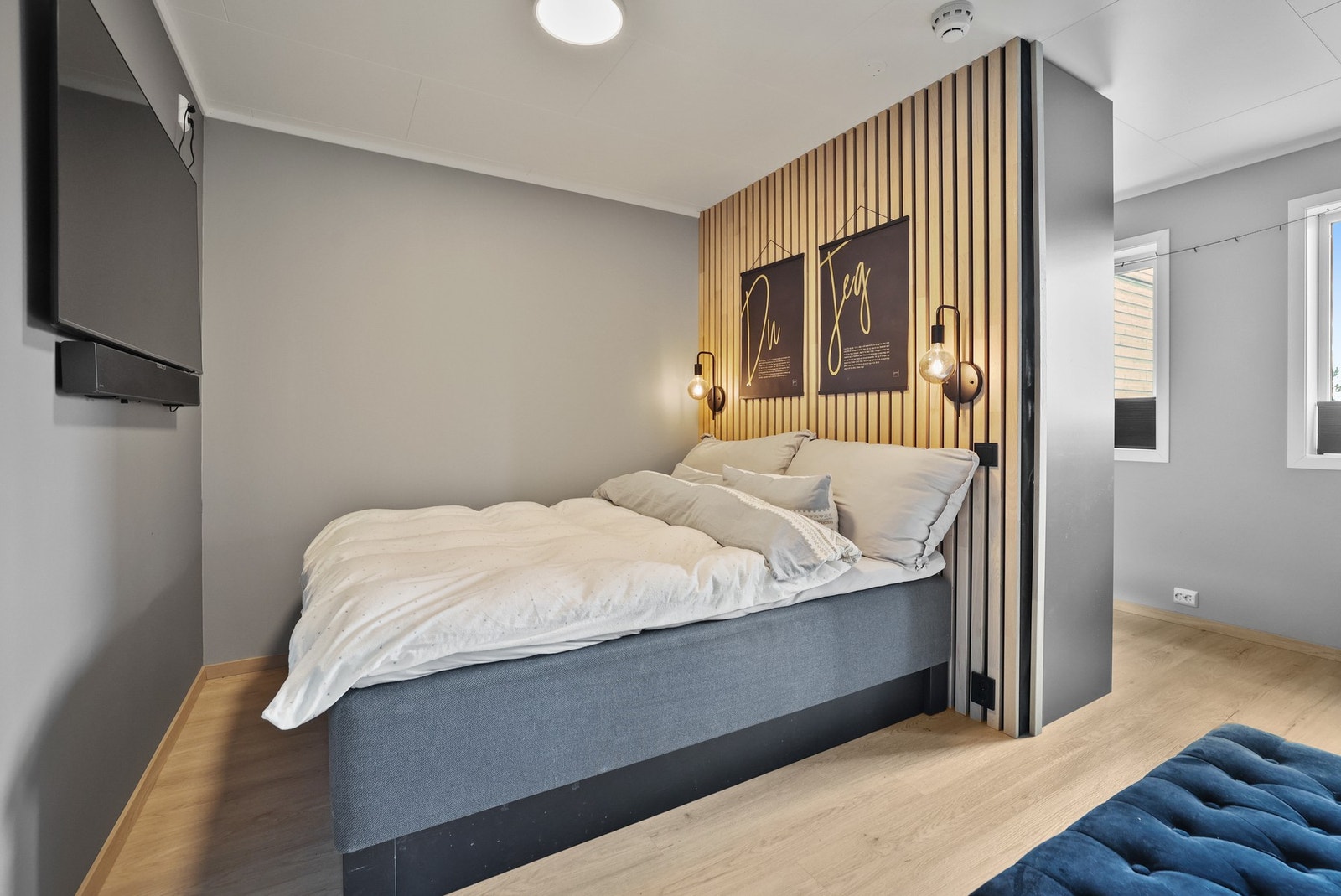 Soverommet er delt opp i 2 ulike soner. Galleribilde