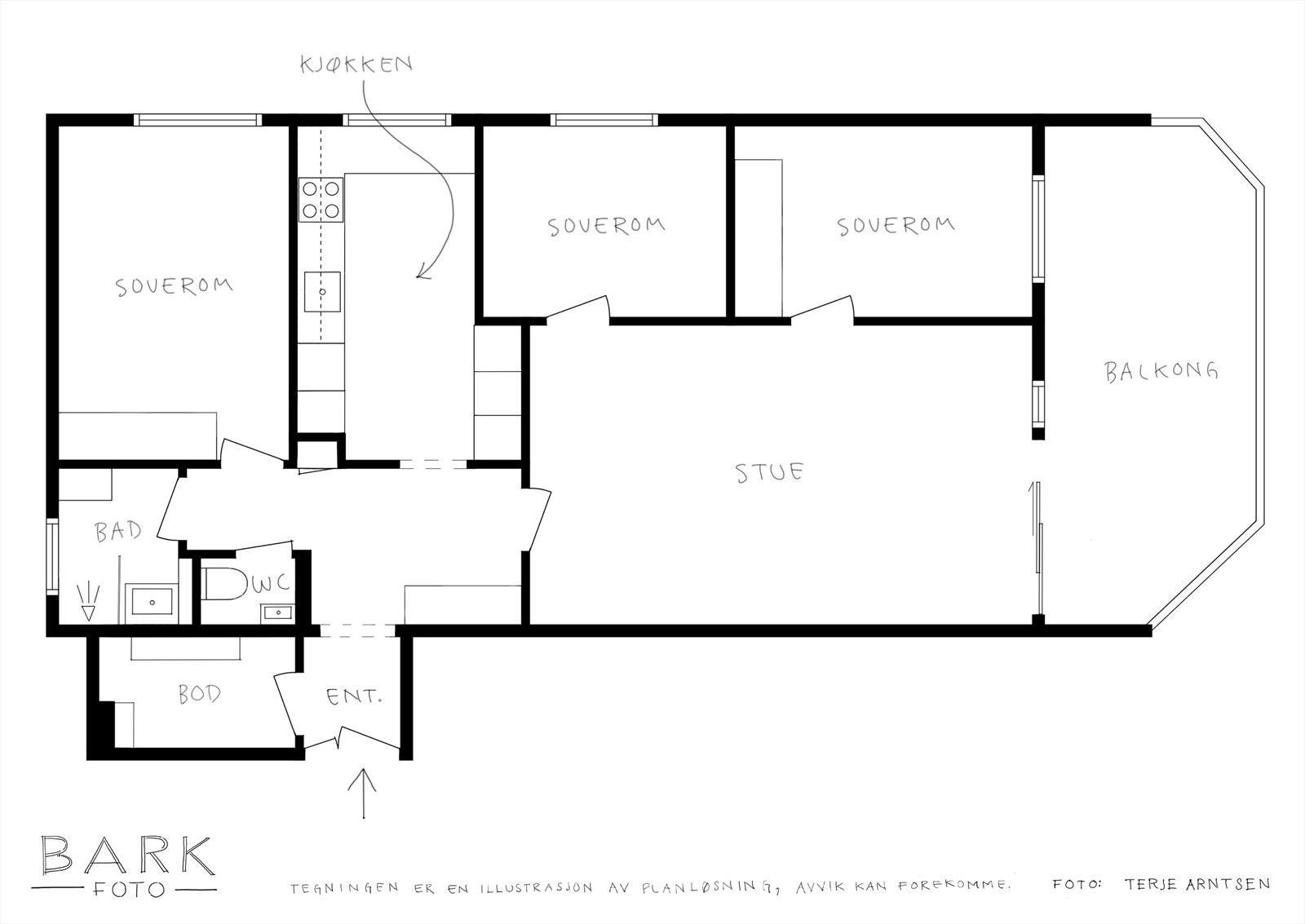 Plantegning Galleribilde