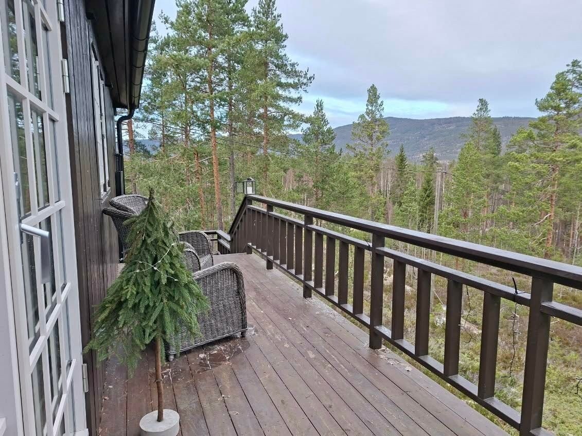 Terasse ned mot Vråvanet Galleribilde