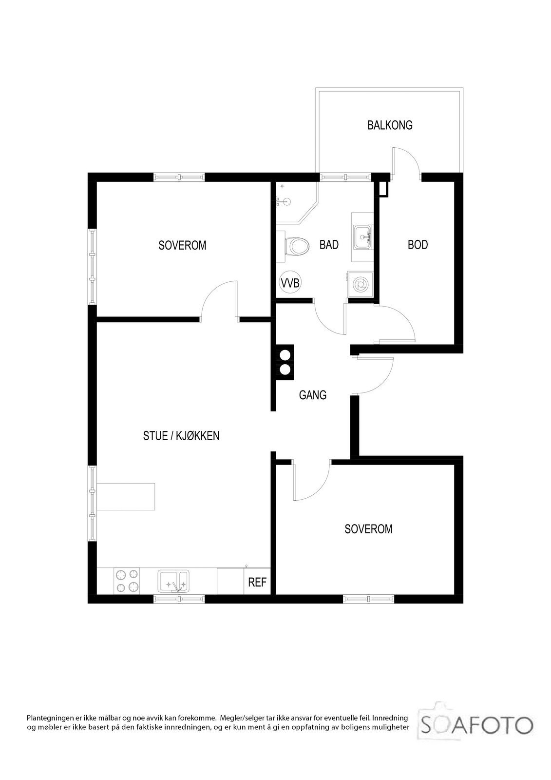 Plantegning Galleribilde