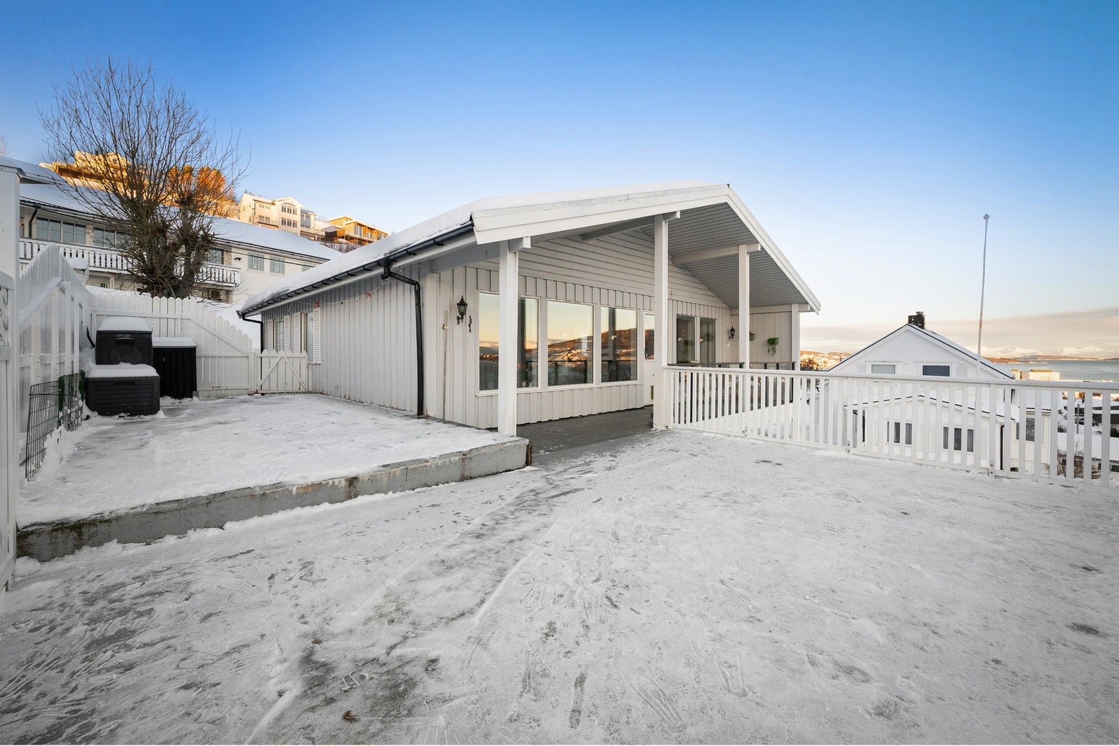 Her er det lett å skape gode stunder ute - uansett vær og anledning Galleribilde