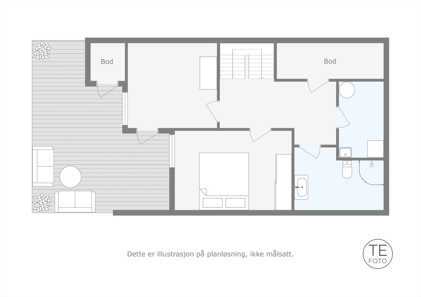 Planløsning for underetasjen Galleribilde