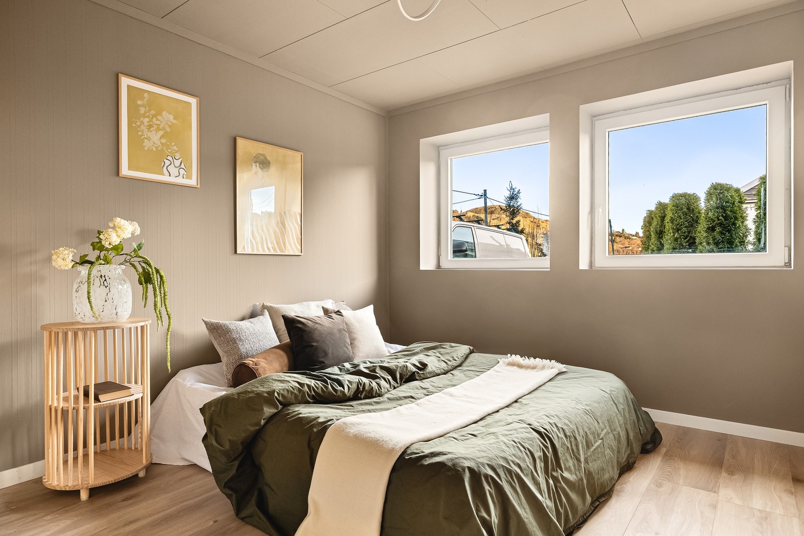 Soverommet måler 9 kvadratmeter Galleribilde