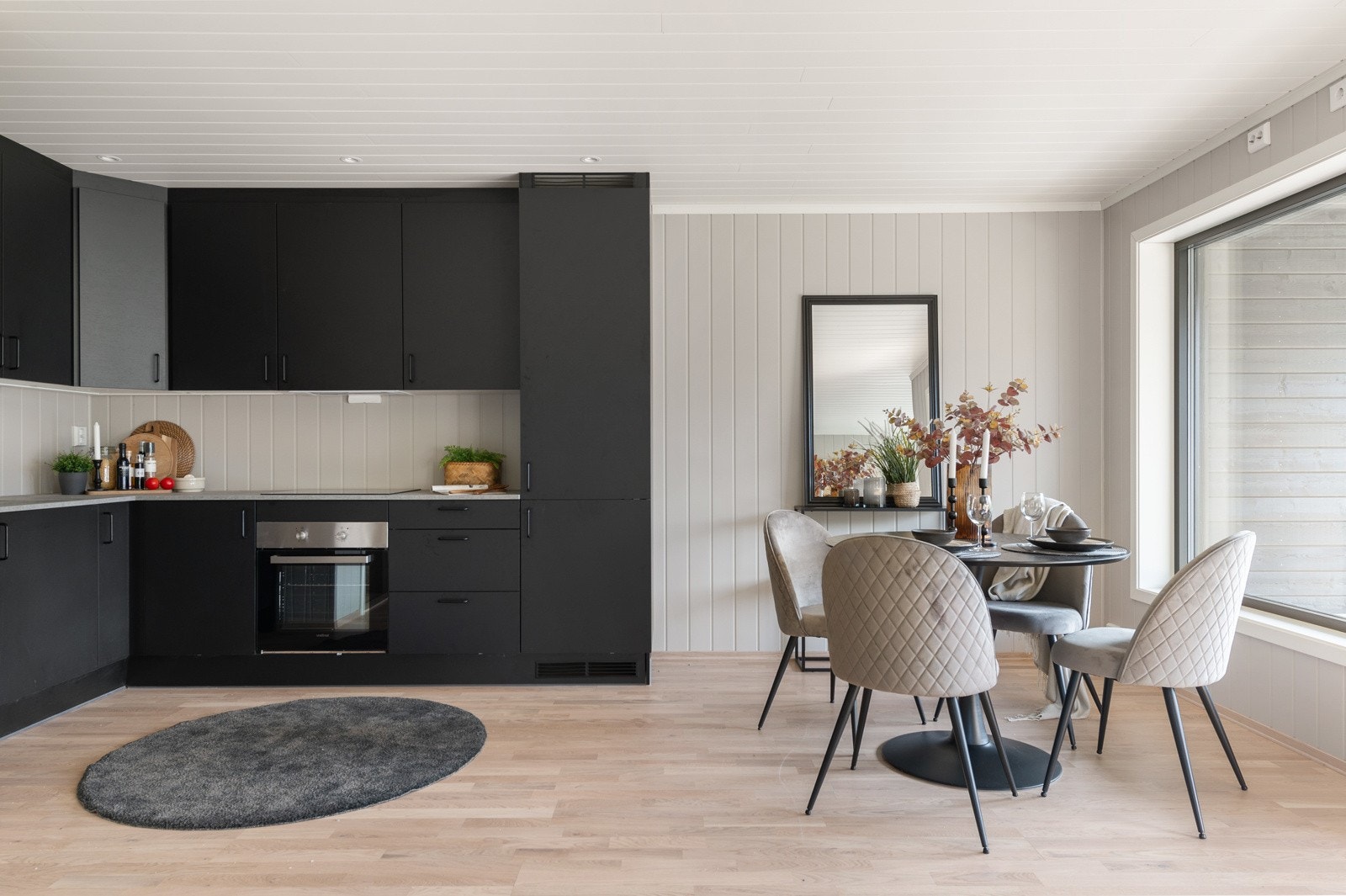 Praktisk planløsning som gir mulighet for mange soner. Galleribilde