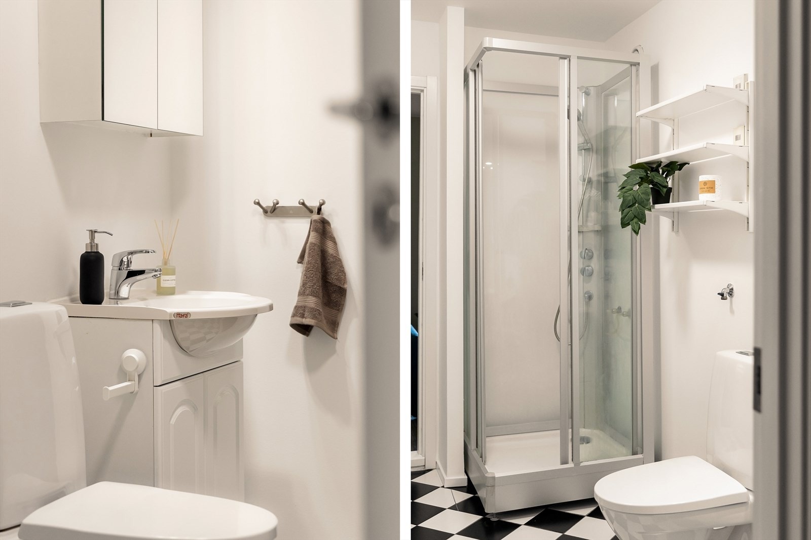 Badet har også opplegg for vaskemaskin. Galleribilde