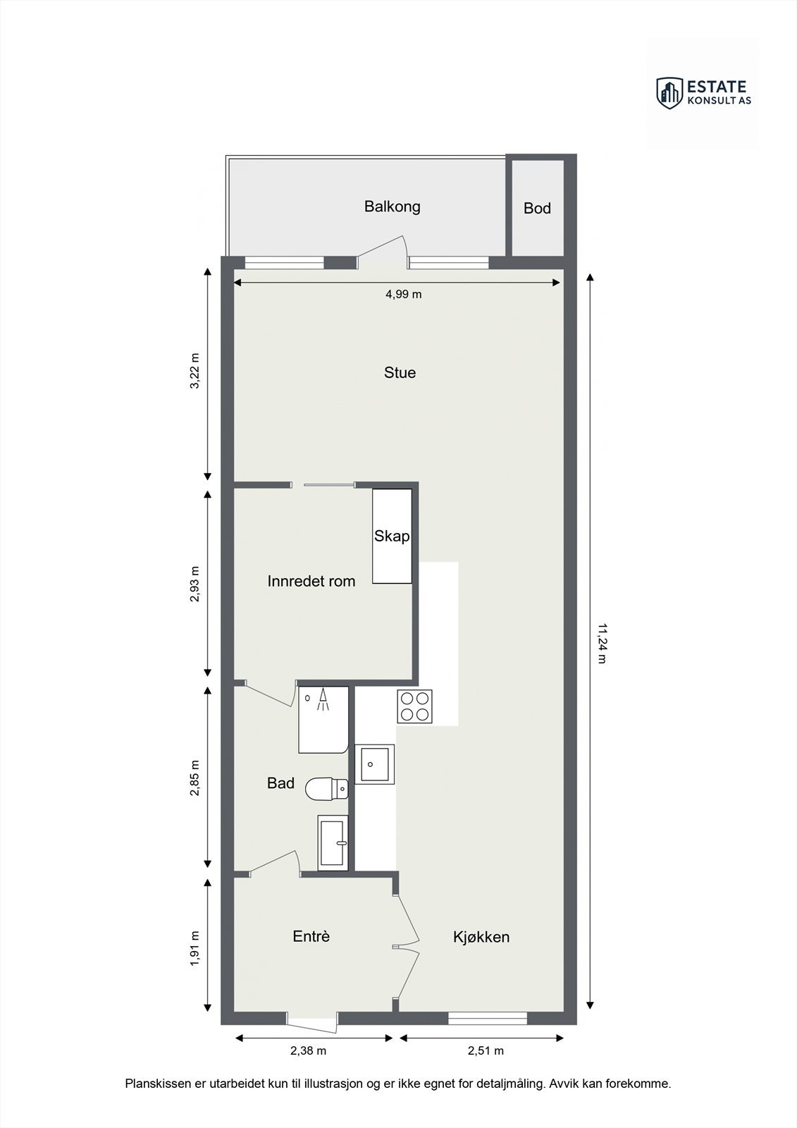 Plantegning Galleribilde