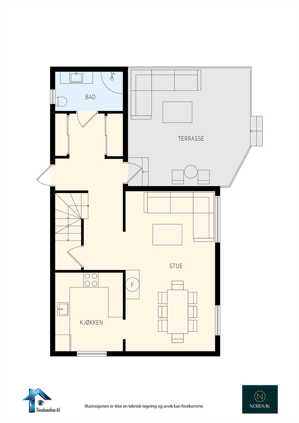 Planskisse 1. Etasje Galleribilde