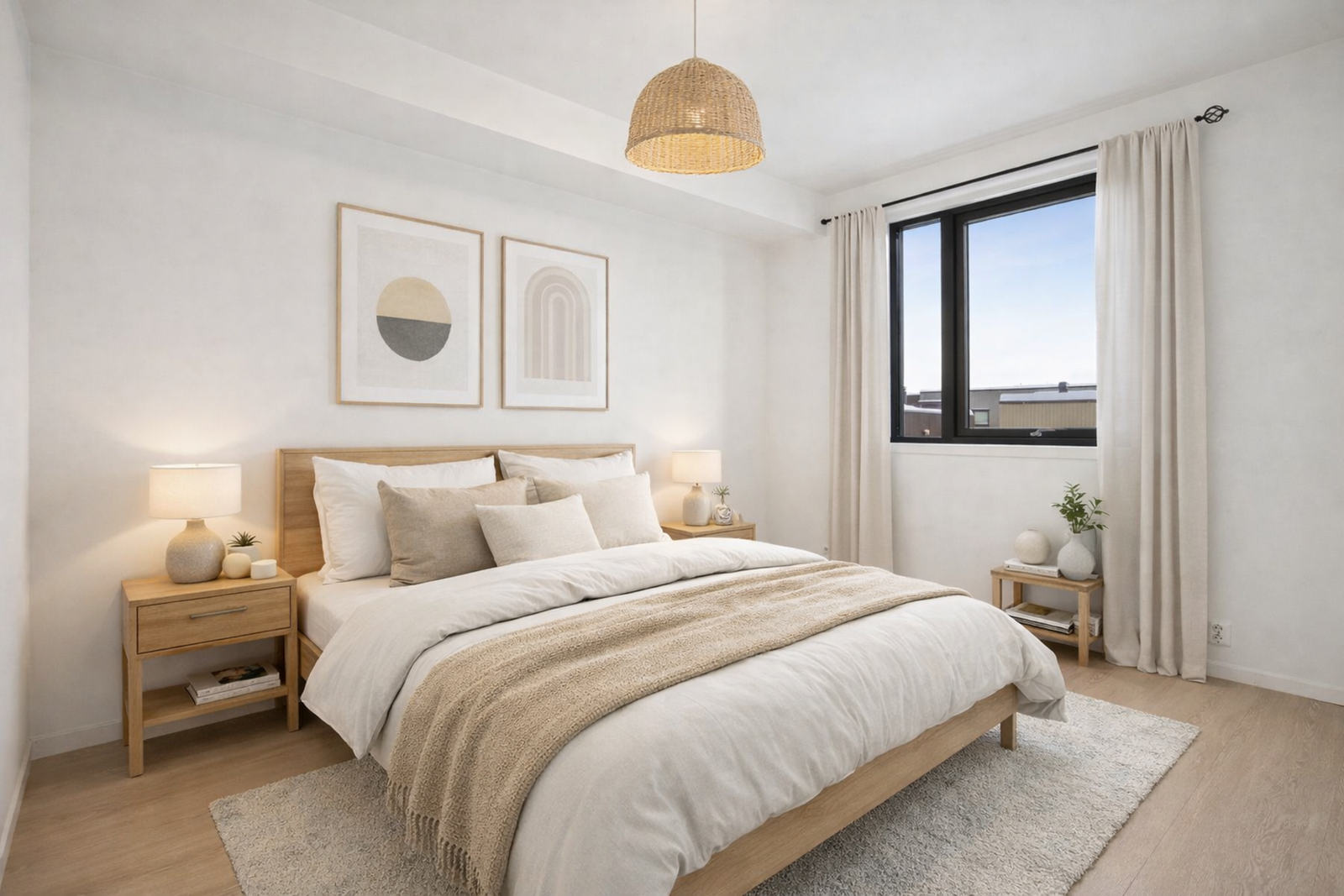 Digital møblering gjort med AI for å gi en illustrasjon av hvordan det kan bli. Galleribilde