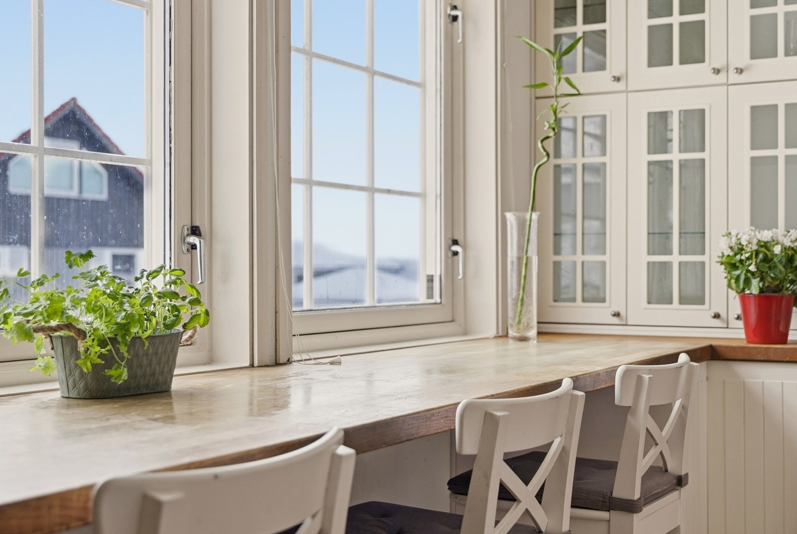 Det er også etablert en fin spiseplass Galleribilde