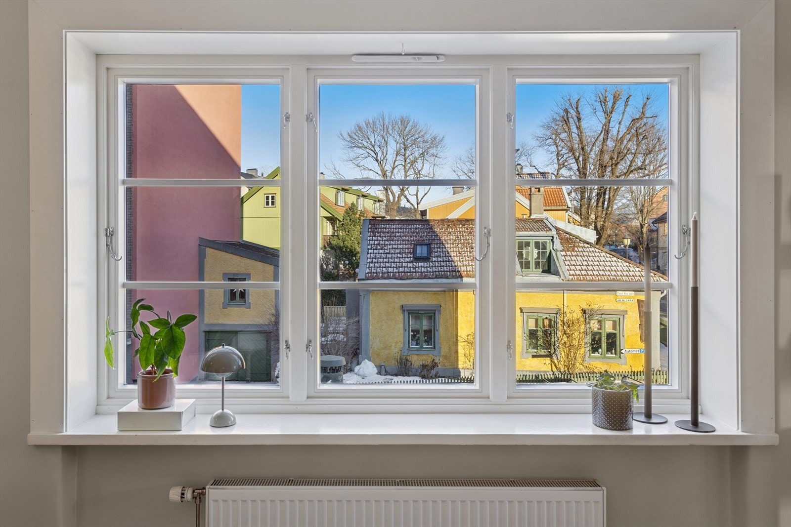 Her bor du skjermet og tilbaketrukket til, men samtidig svært sentral beliggenhet med enkel tilgang til byens fasiliteter Galleribilde