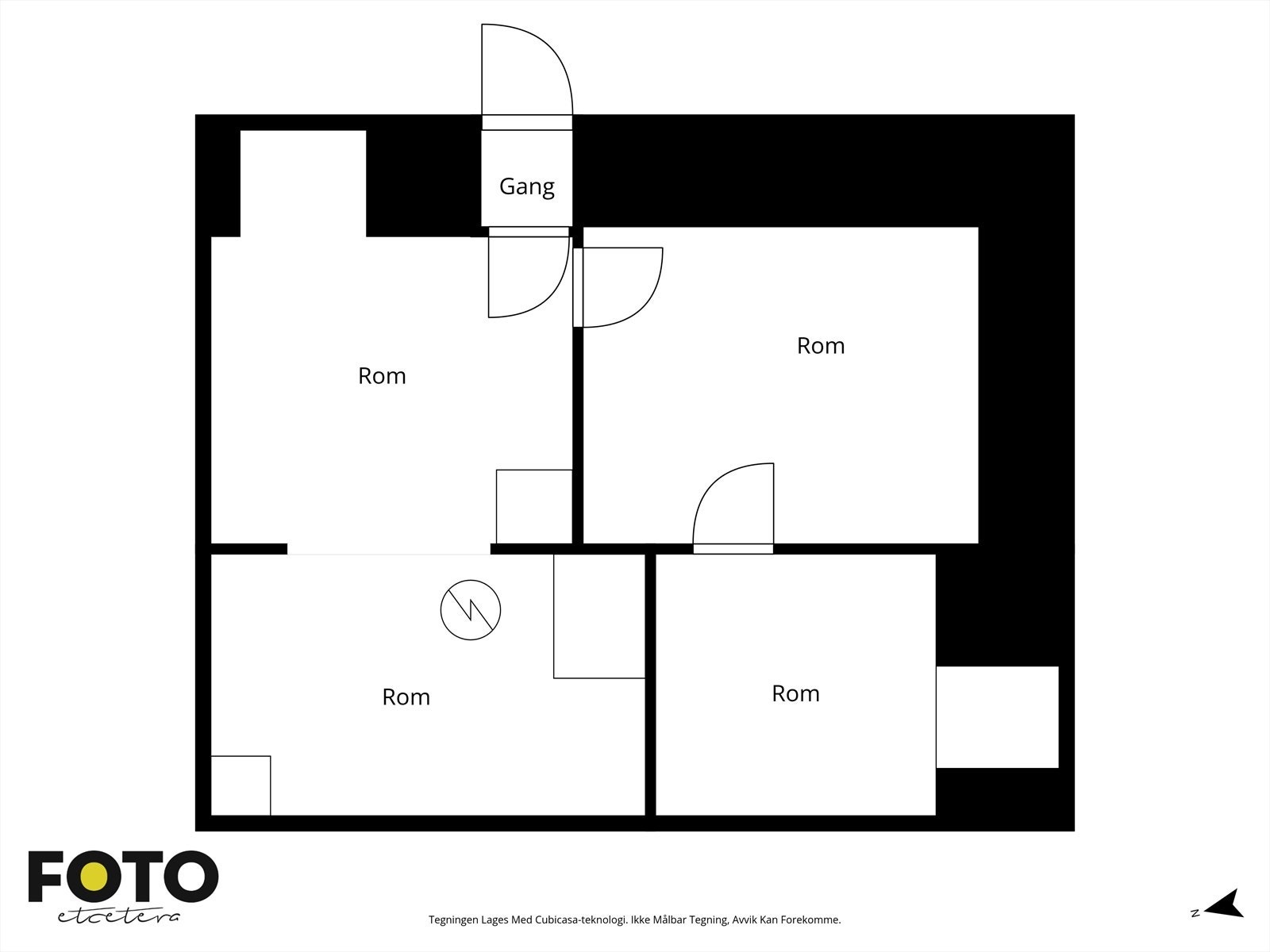 Veiledende plantegning - Ikke målbar Galleribilde