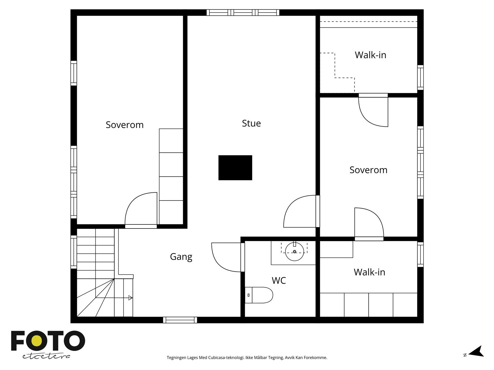 Veiledende plantegning - Ikke målbar Galleribilde