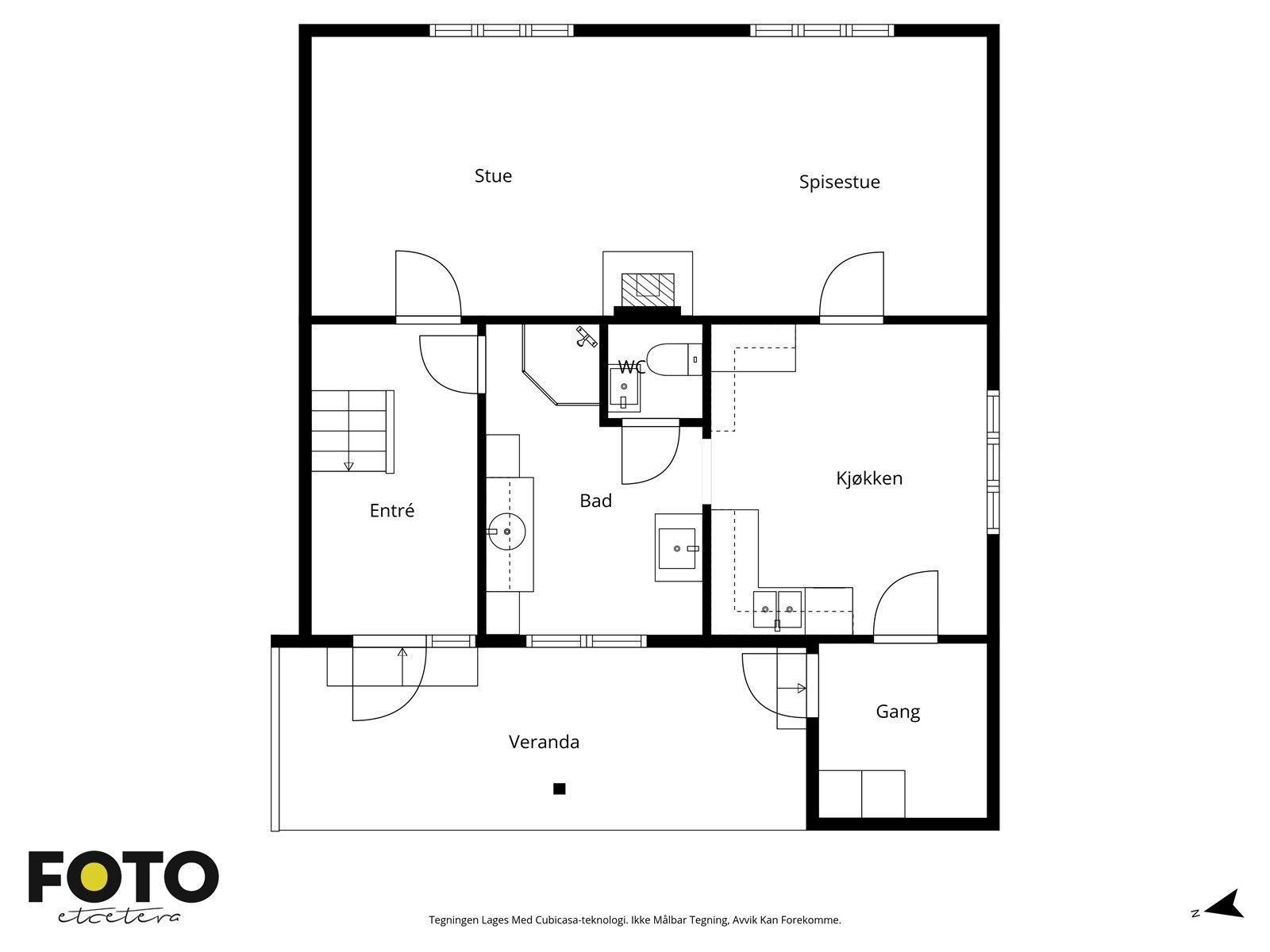 Veiledende plantegning - Ikke målbar Galleribilde