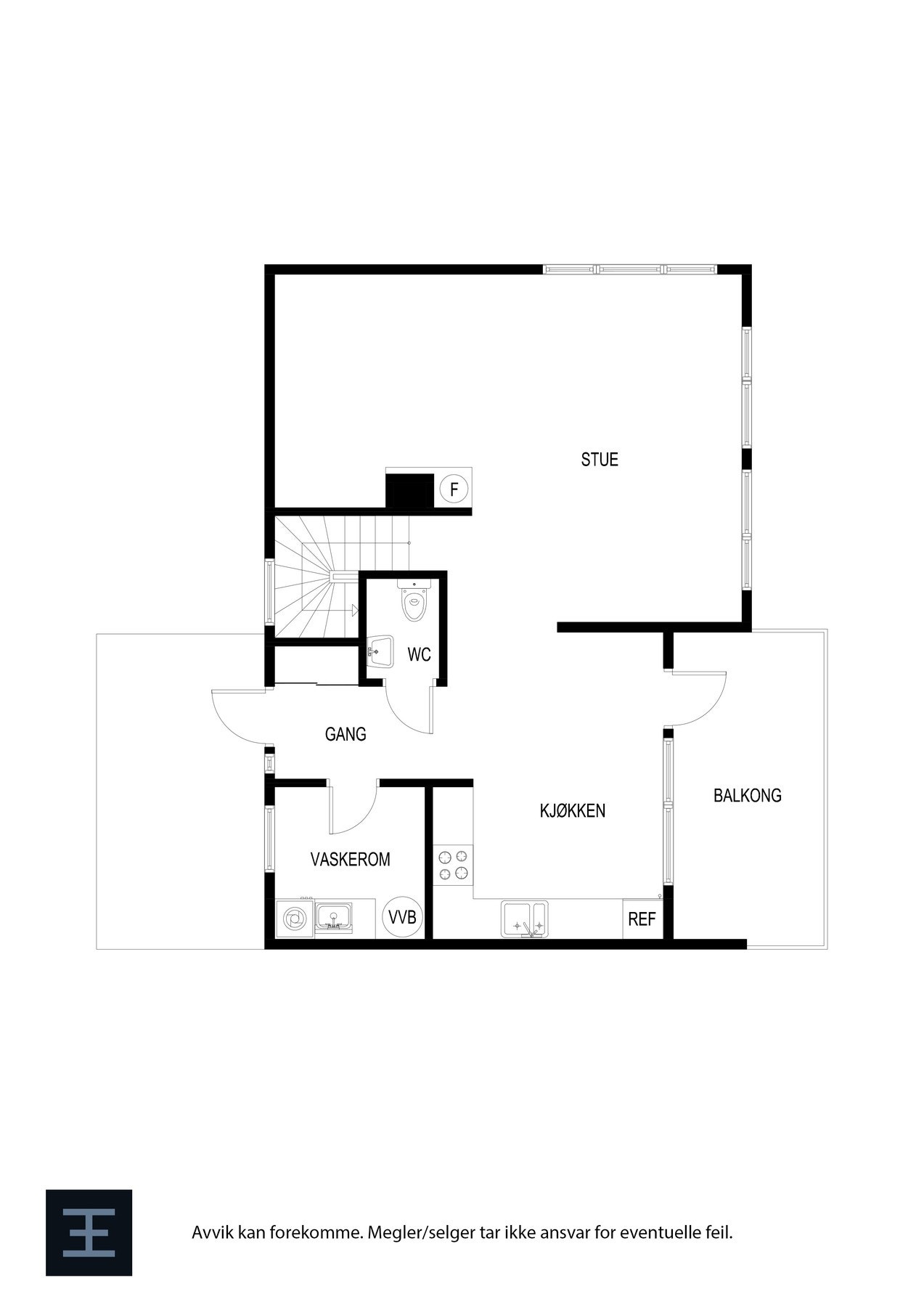 Plantegning - 2. etasje. Galleribilde