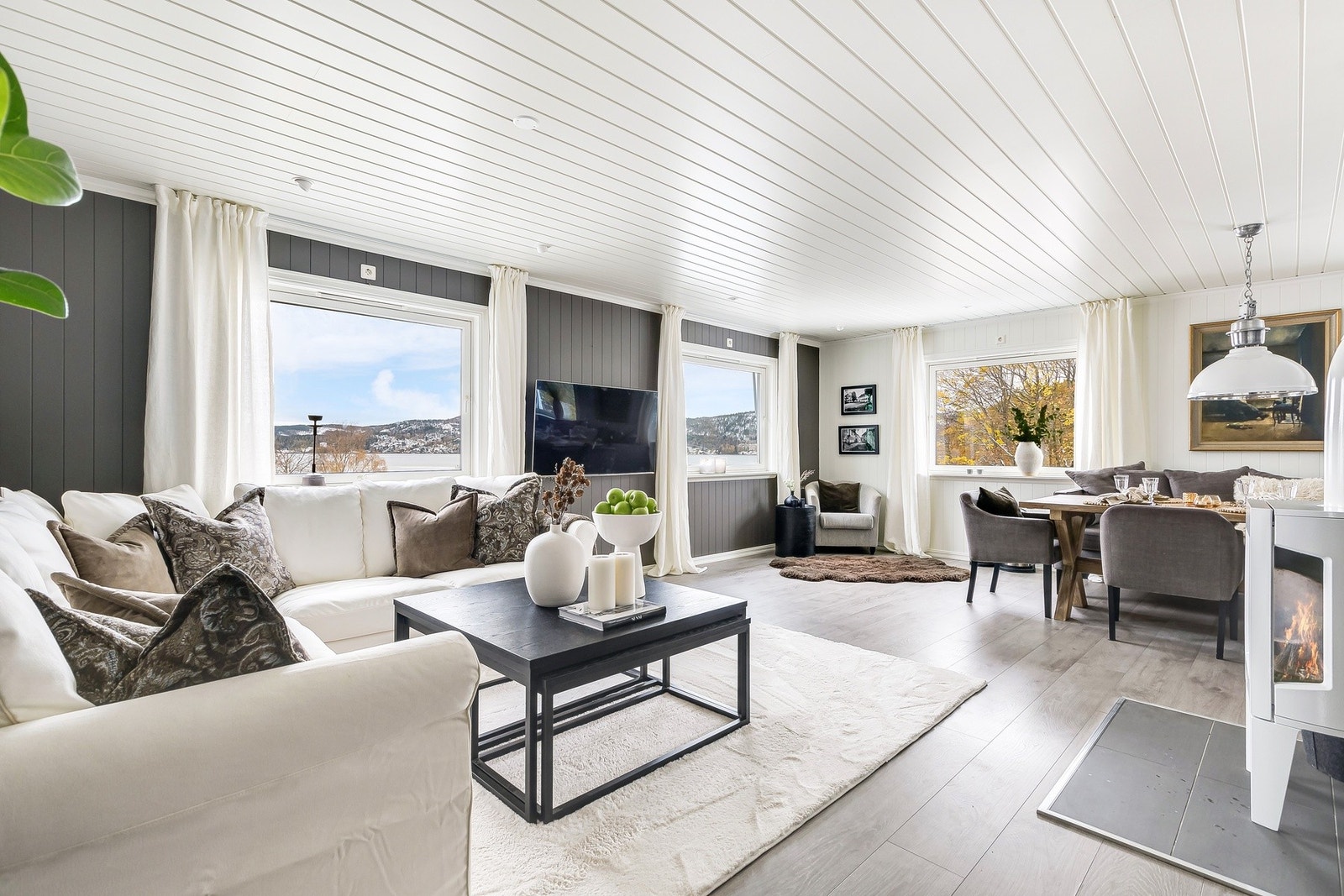Gode innredningsmuligheter for sofagrupper Galleribilde
