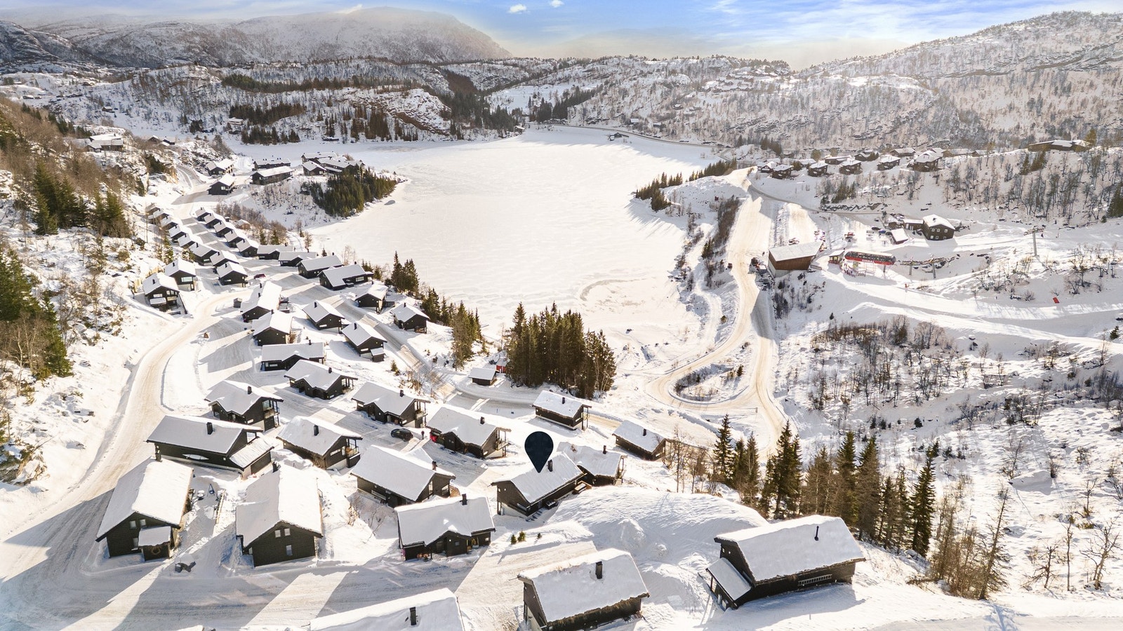 Beinesvatnet er også et godt utgangspunkt for langrennsturer når isen har lagt seg. Galleribilde