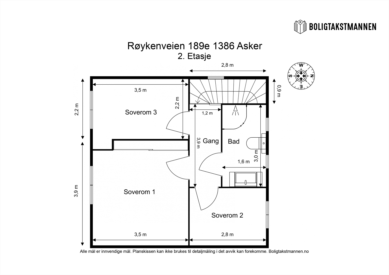 Plantegning 2. etasje. Galleribilde