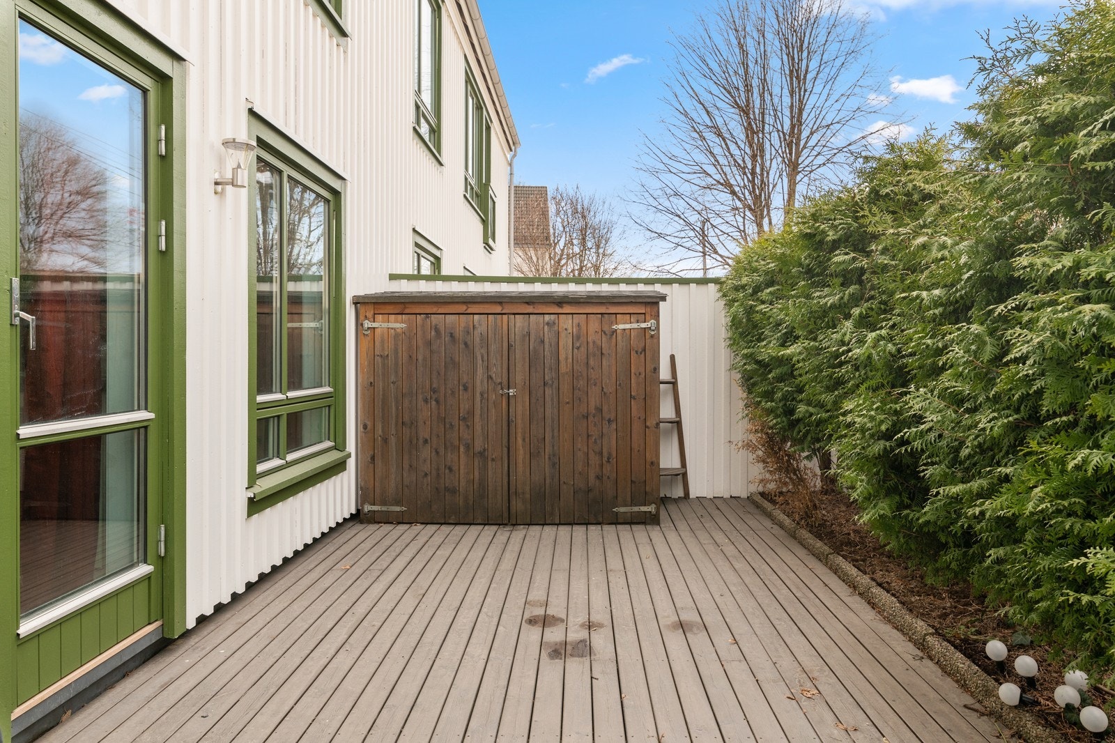 Markterrassen har egen bod. Galleribilde