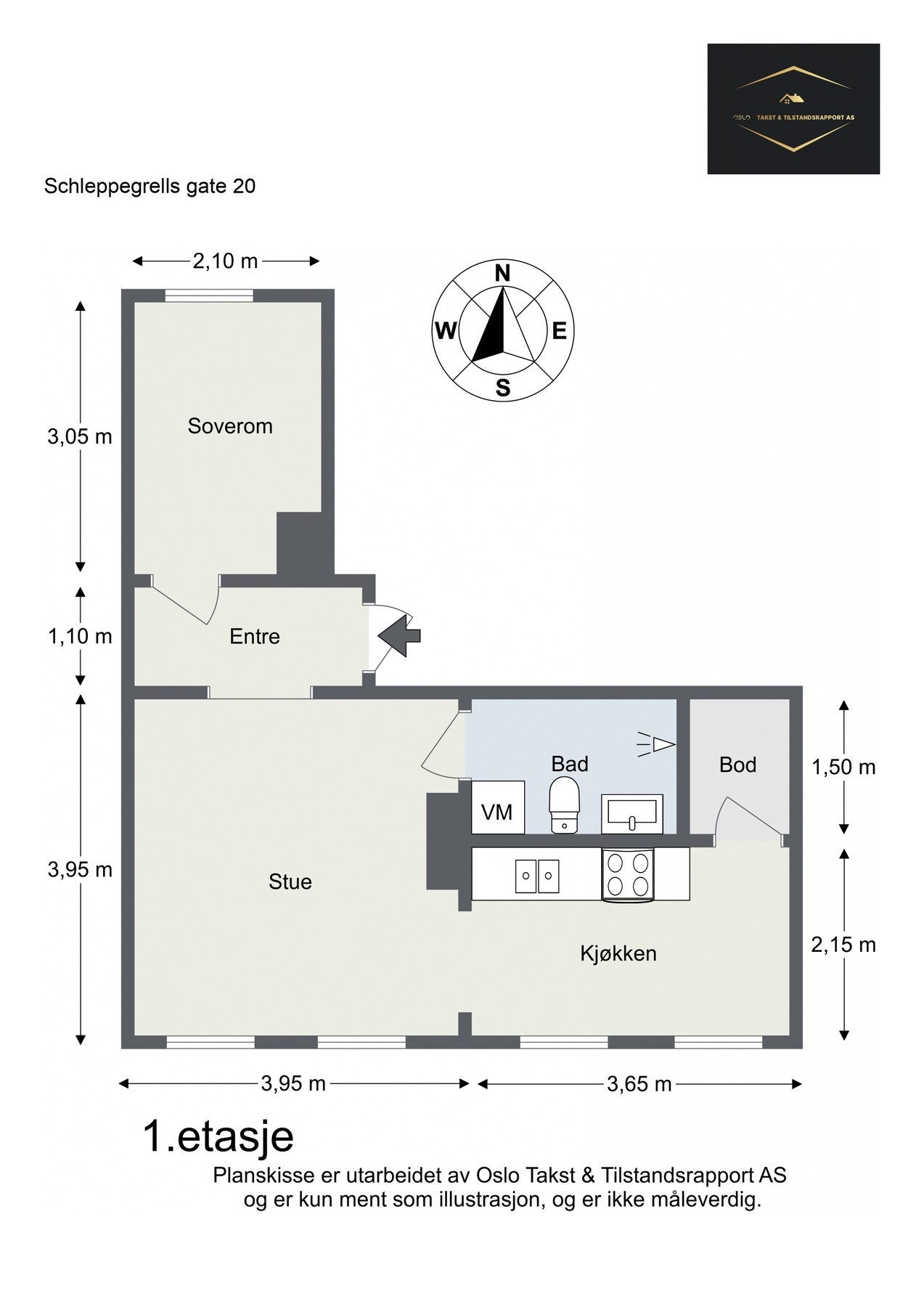 Plantegning - 1. etasje Galleribilde