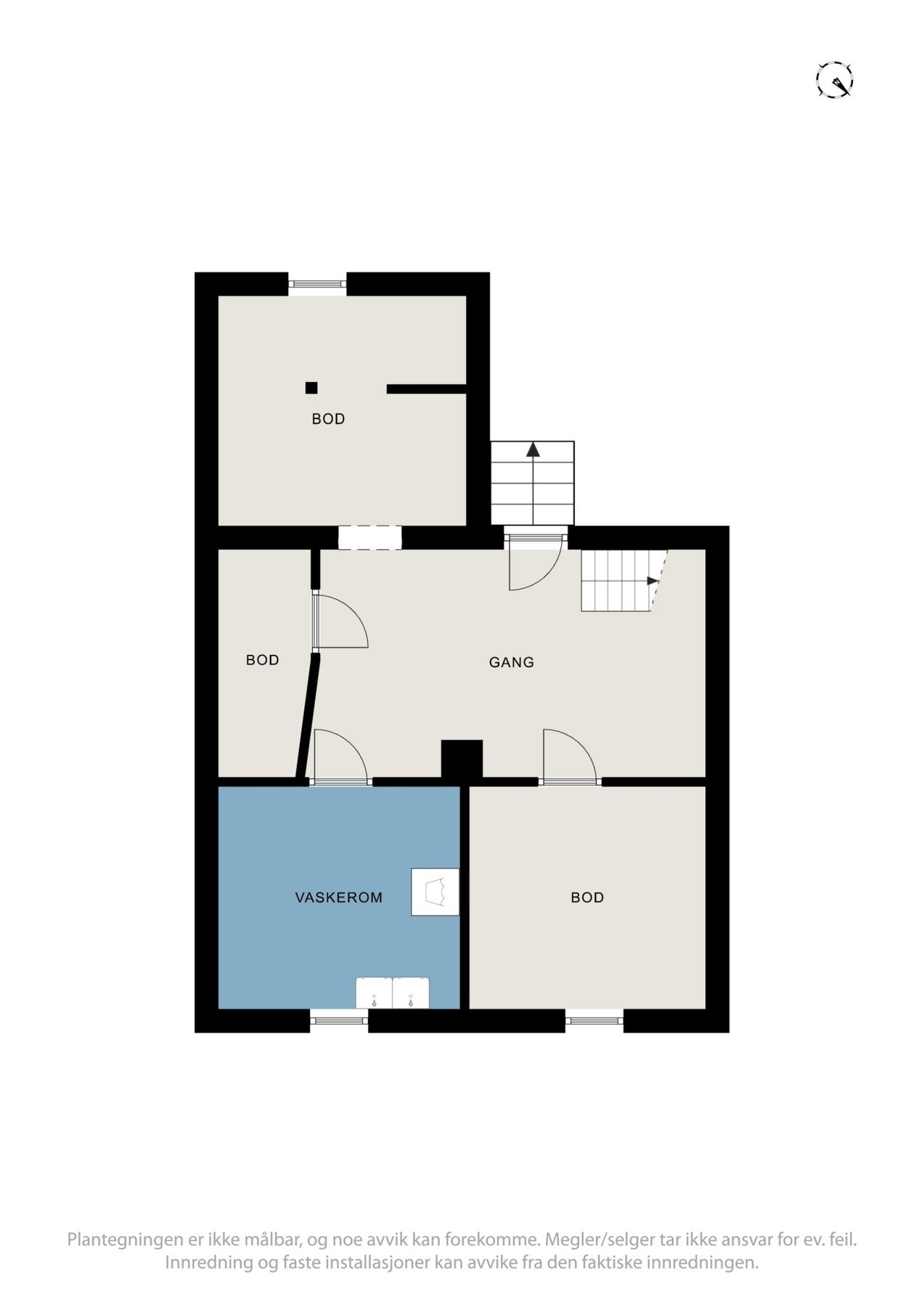 Plantegning av kjeller Galleribilde