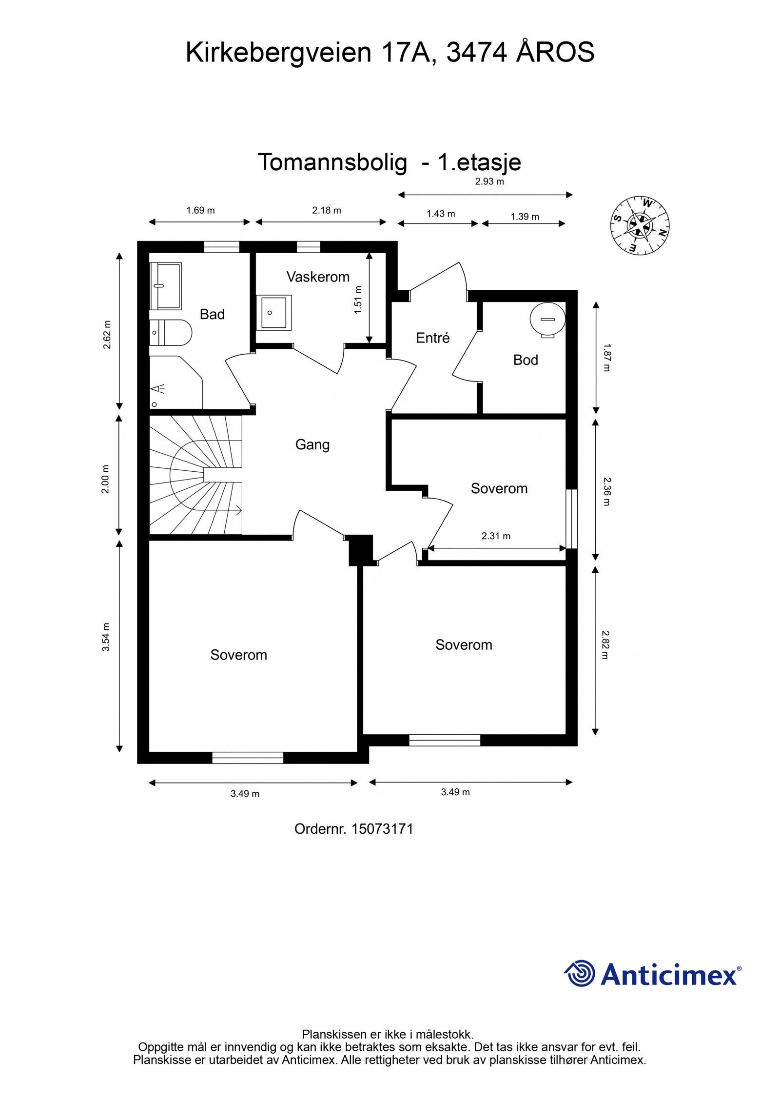 Plantegning-1.etasje Galleribilde