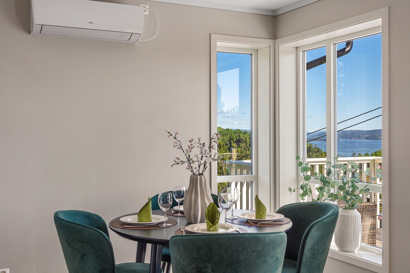 Spiseplass med utsikt Galleribilde