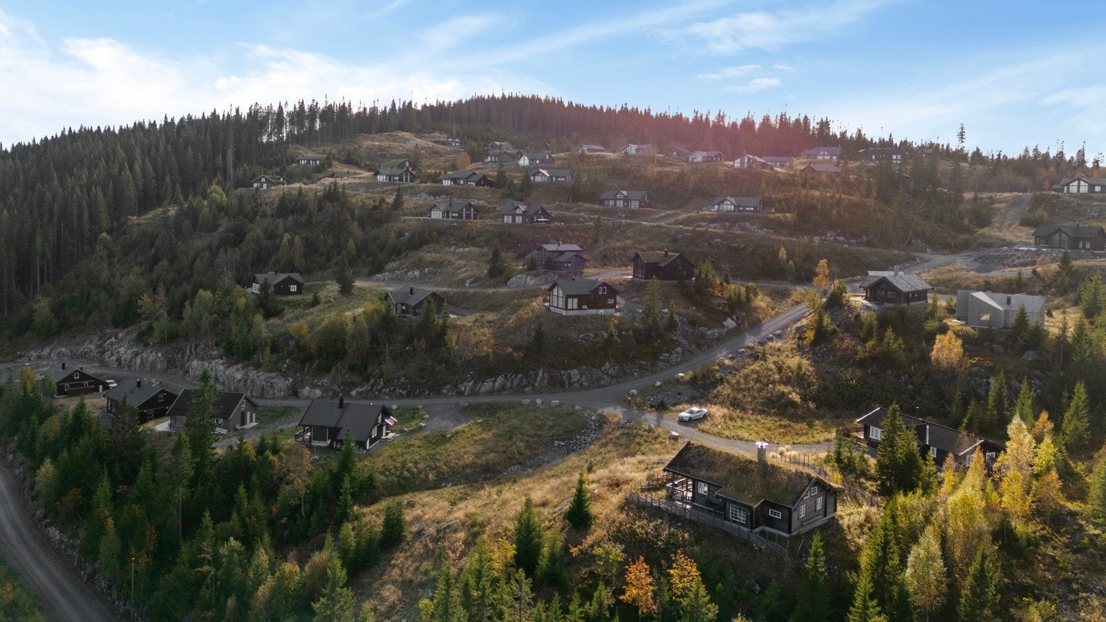 Rett utenfor døra finner du preparerte skiløyper og løypenettet. Galleribilde