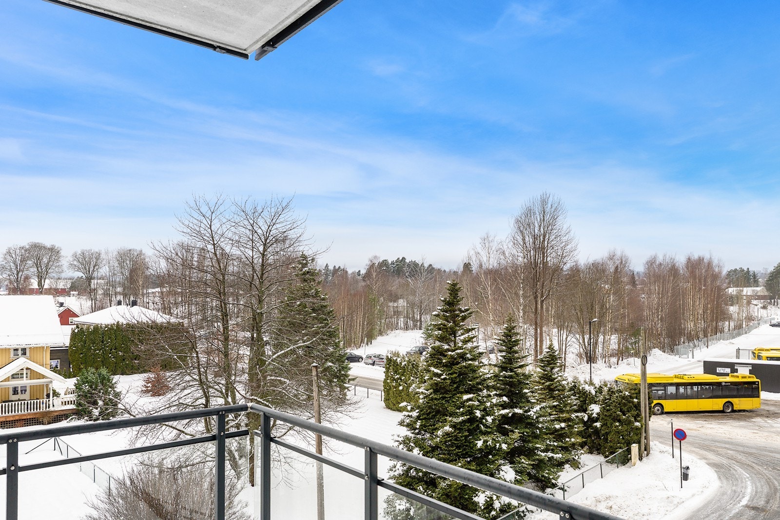 Utsikt fra terrassen. Galleribilde