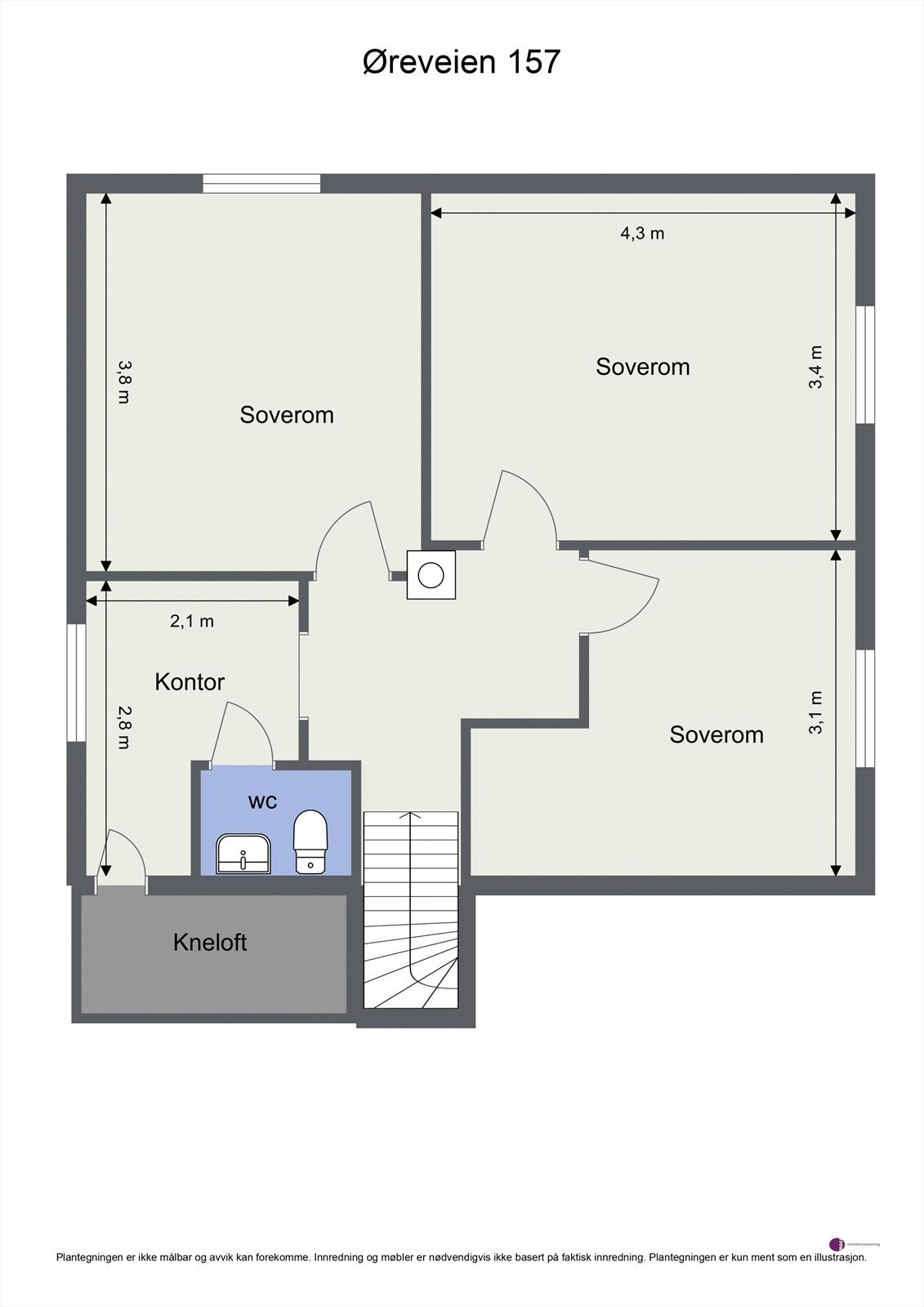 Plantegning 2.etasje. Galleribilde