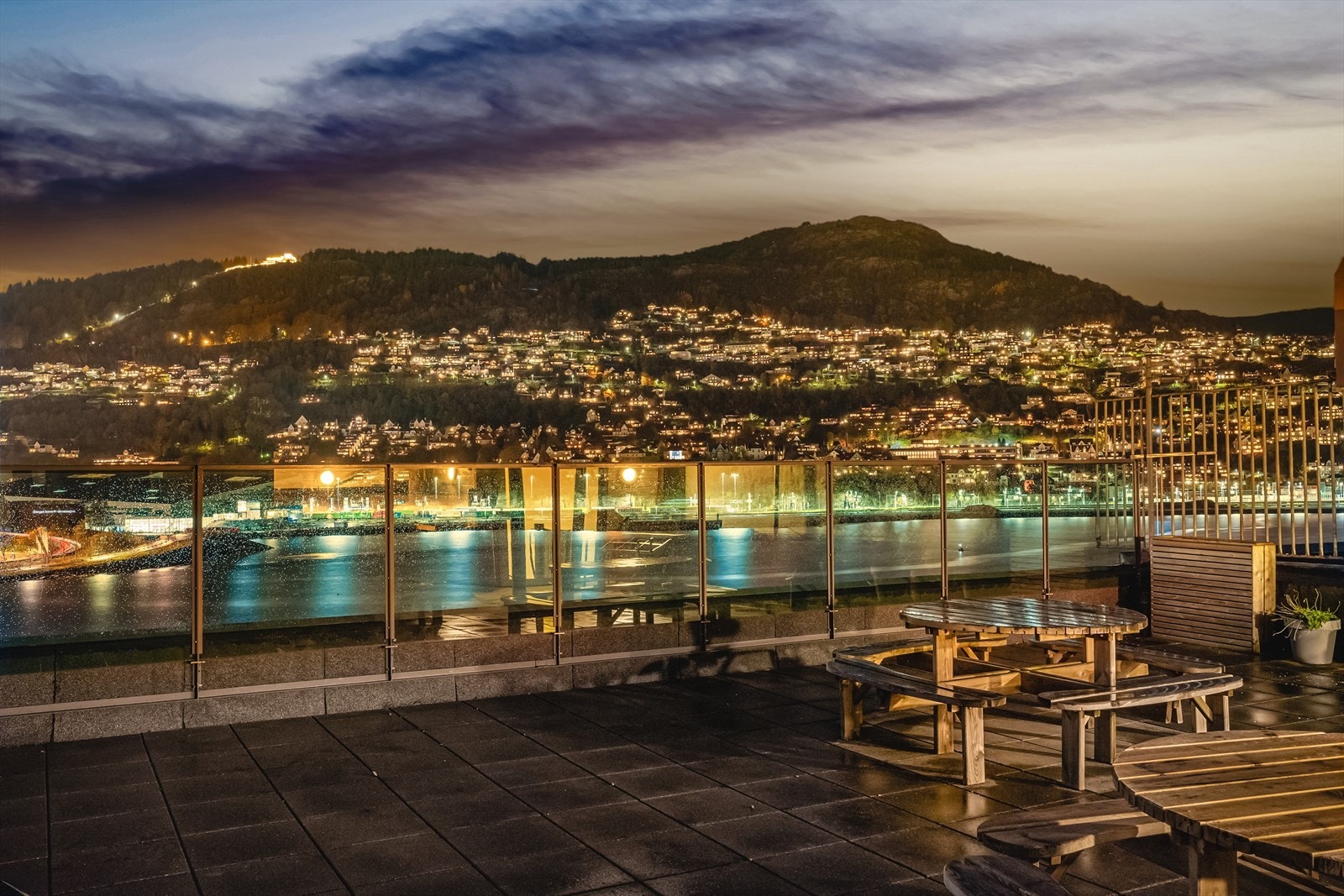 Her er det nydelig å oppholde seg - også på varme sommerkvelder. Galleribilde