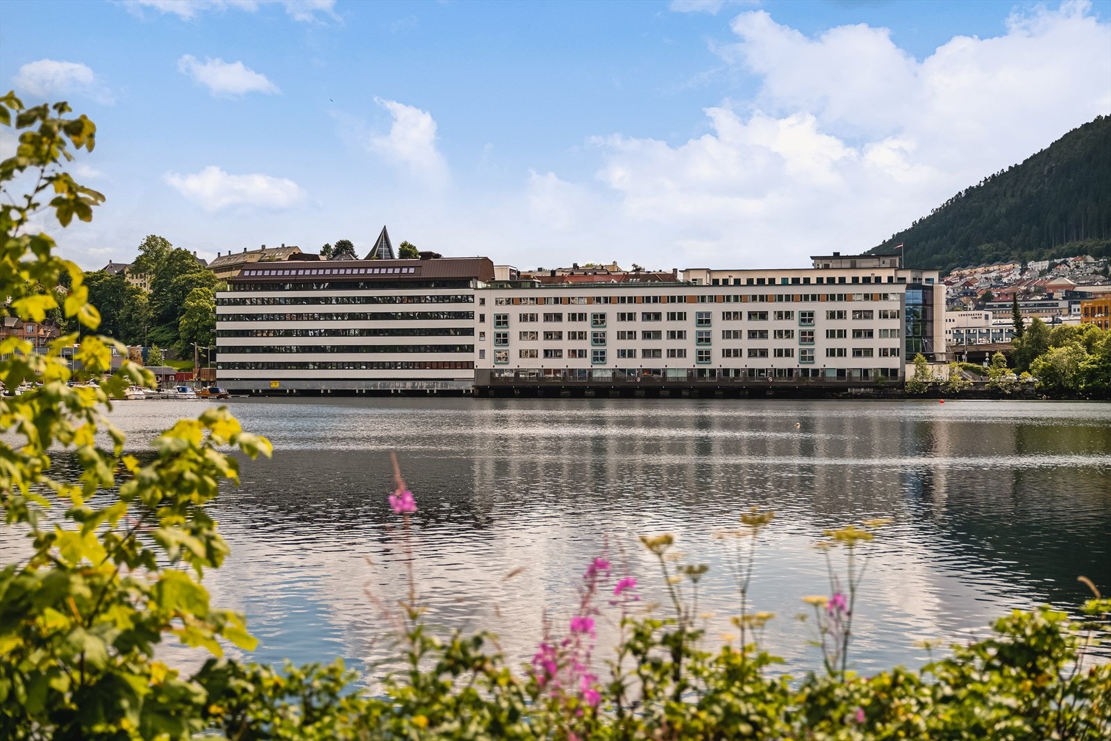 Lungegaarden borettslag ligger flott til helt i sjøkanten av Store Lungegårdsvann. I løpet av de de siste 10 årene er her blitt et utrolig flott boligområde og det kommer stadig nye fasiliteter til. Galleribilde